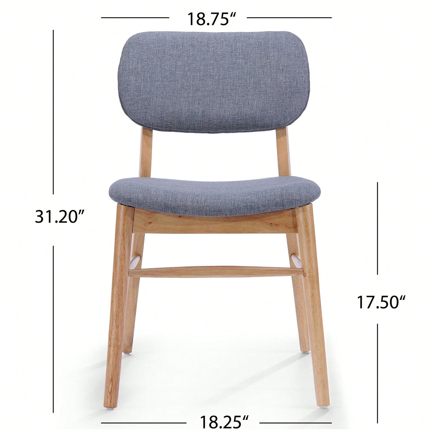 Elegant Set Of 2 Modern Dining Chairs For Home And Office Use