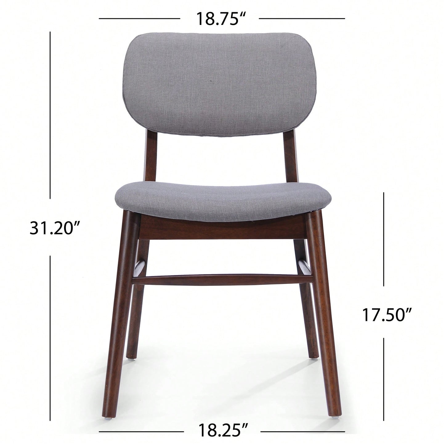 Elegant Set Of 2 Modern Dining Chairs For Home And Office Use