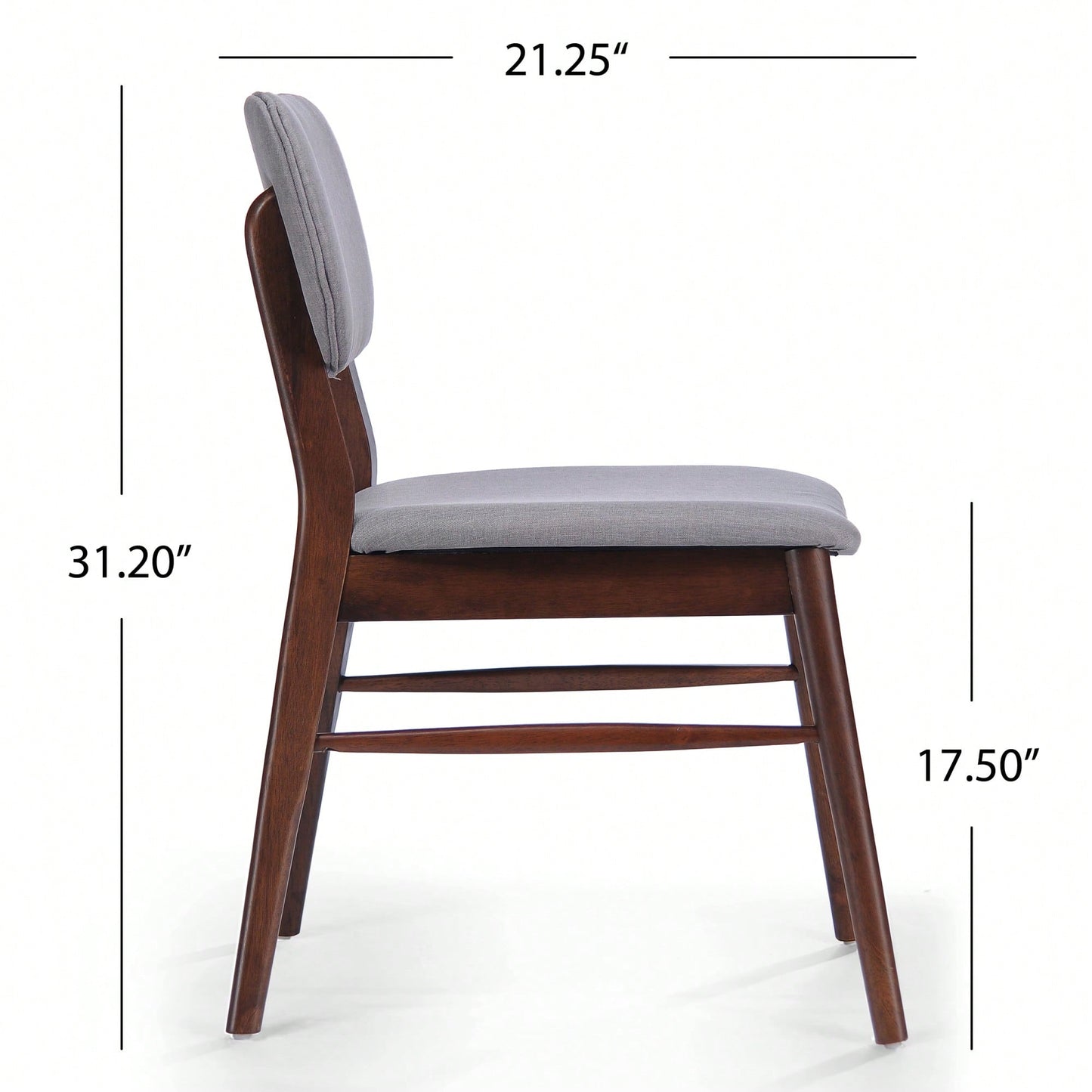 Elegant Set Of 2 Modern Dining Chairs For Home And Office Use