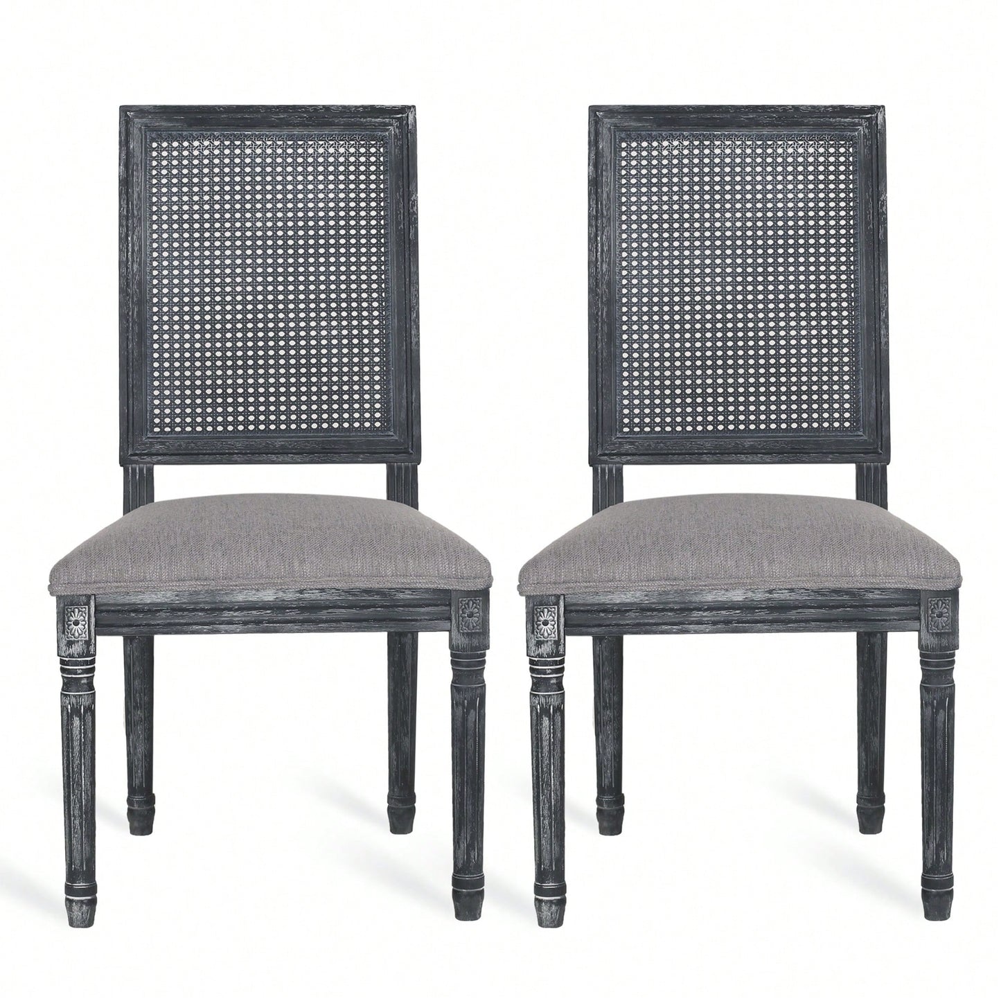 Set Of 2, Elegant Upholstered Dining Chair With Modern Design And Sturdy Frame