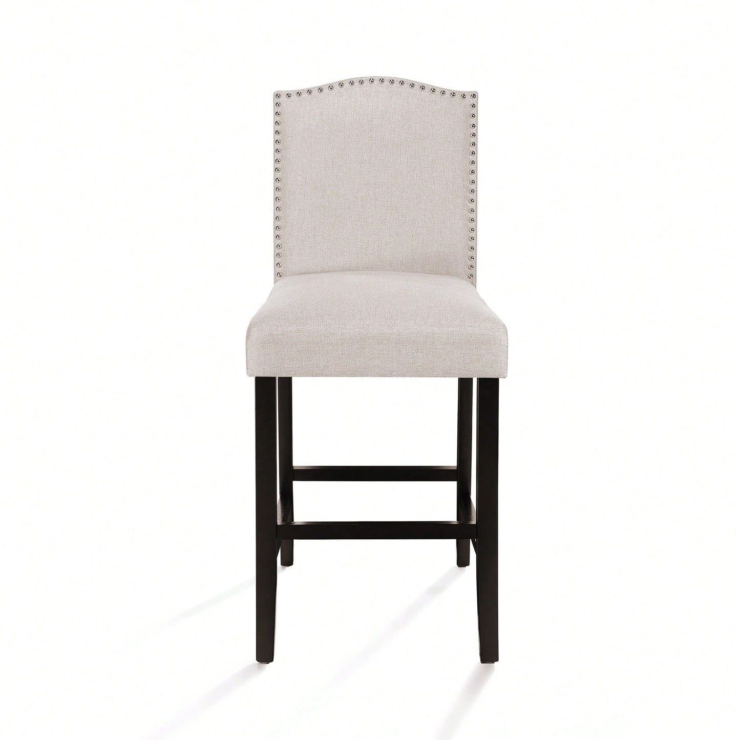 Set Of 2, Stylish Modern Counter Stool With Comfortable Seat And Sleek Design For Kitchen Or Bar Use