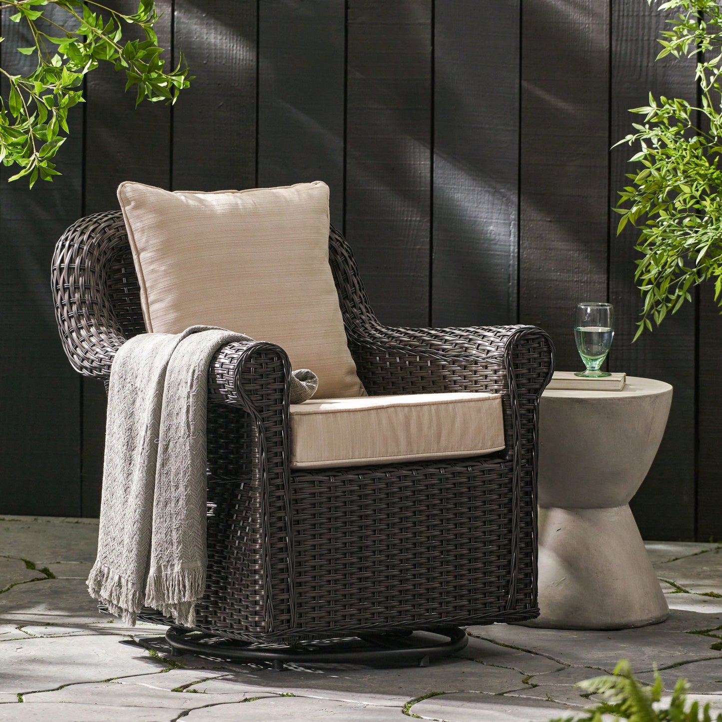Comfortable Swivel Rocker Chair For Relaxation And Stylish Living Room Decor