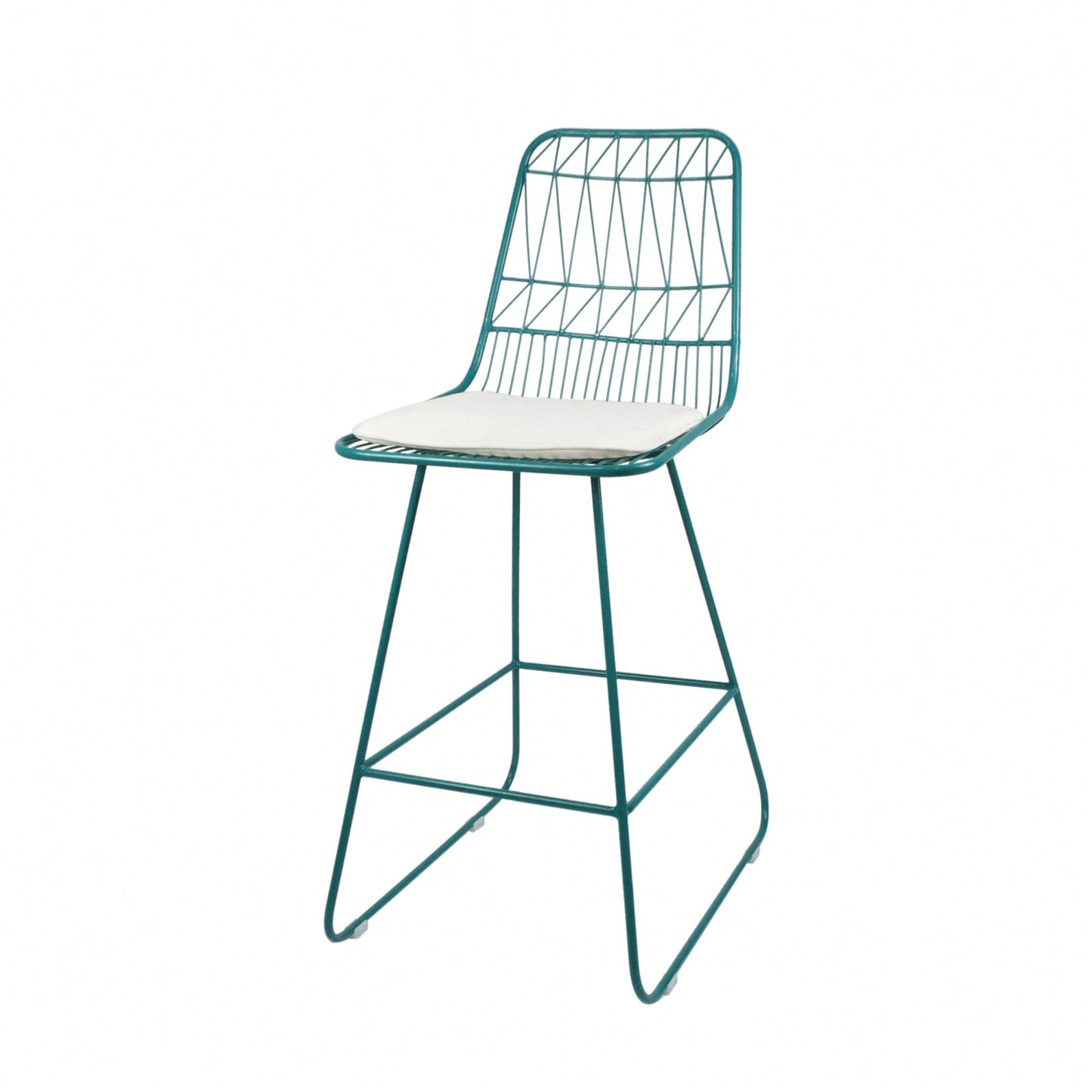 Set Of 2, Modern Adjustable Height Counter Stool With Comfortable Cushion And Sleek Design