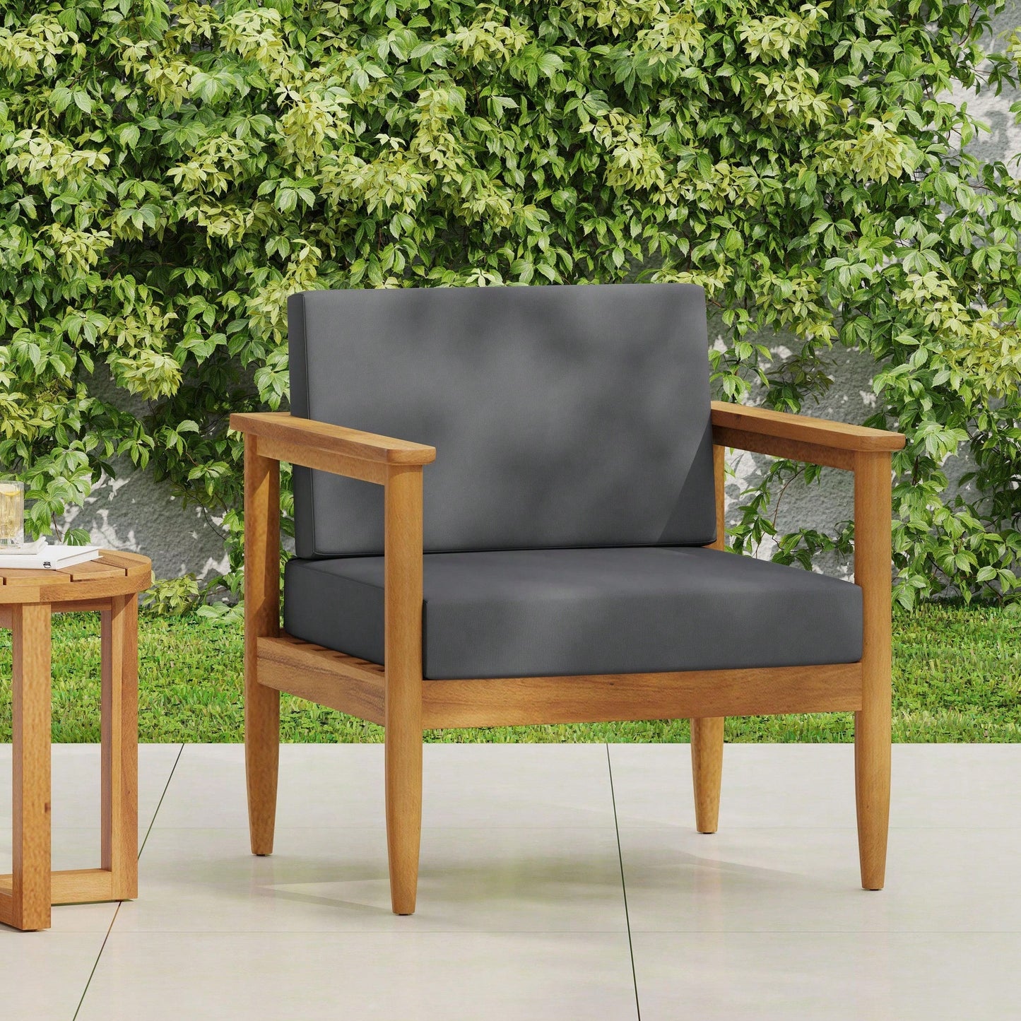 Elegant Upholstered Accent Chair For Living Room And Home Office