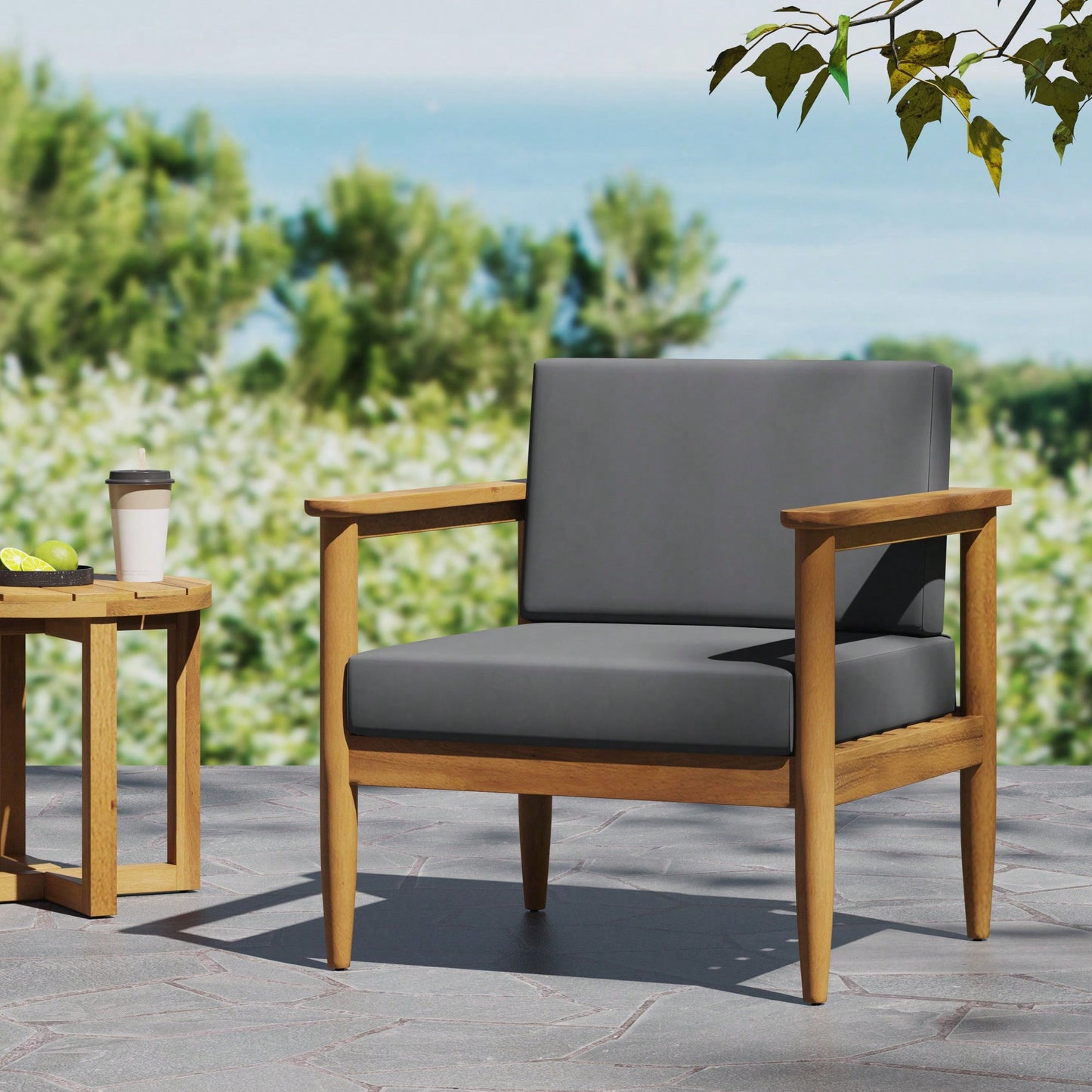 Elegant Upholstered Accent Chair For Living Room And Home Office