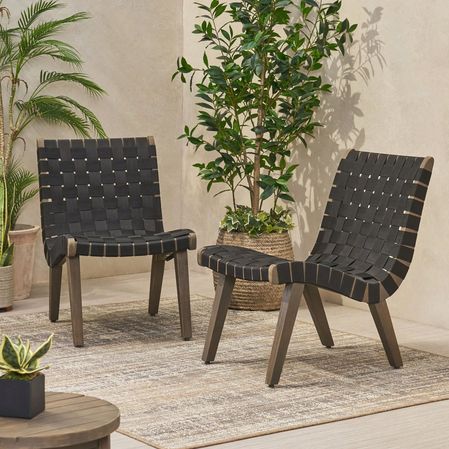 Set Of 2, Elegant Modern Lounge Chair For Stylish Living Spaces