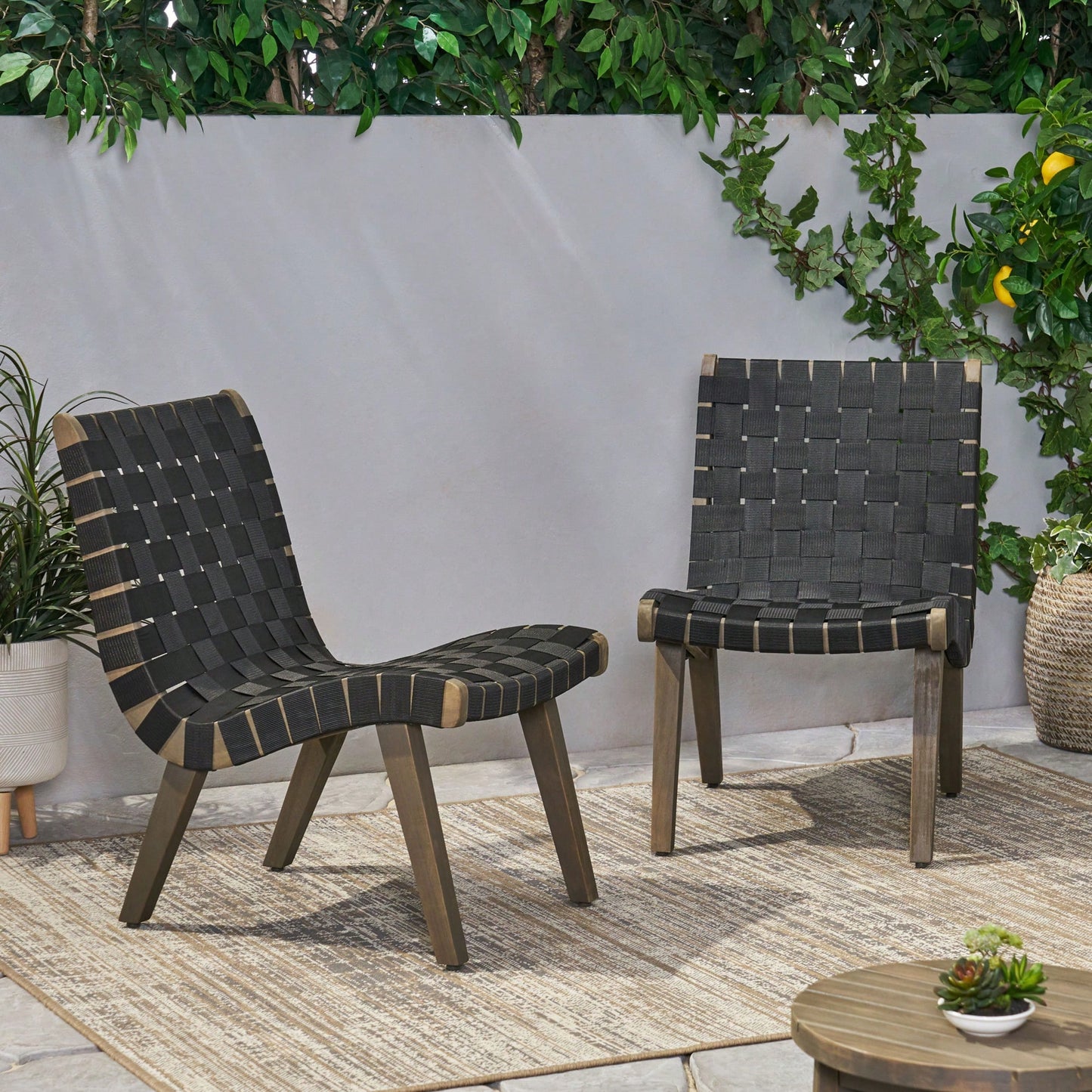 Set Of 2, Elegant Modern Lounge Chair For Stylish Living Spaces