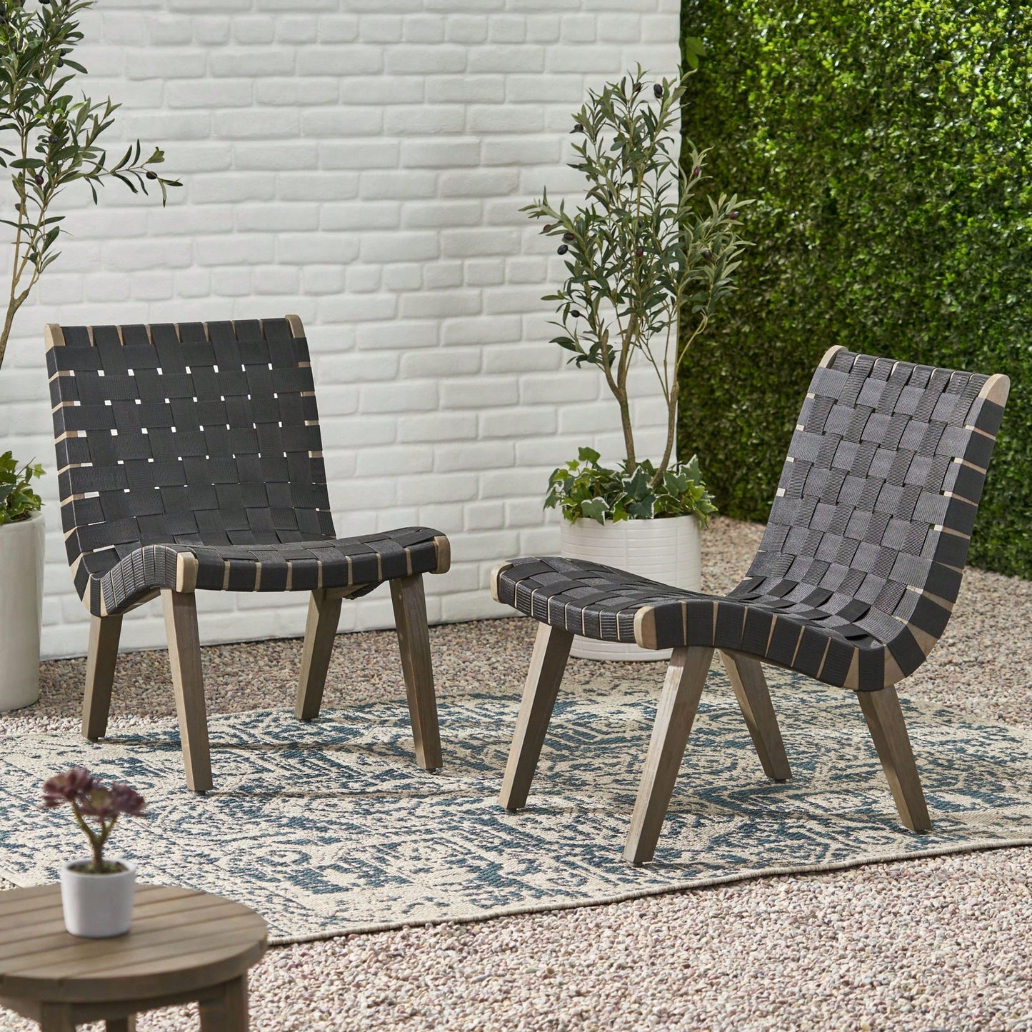 Set Of 2, Elegant Modern Lounge Chair For Stylish Living Spaces