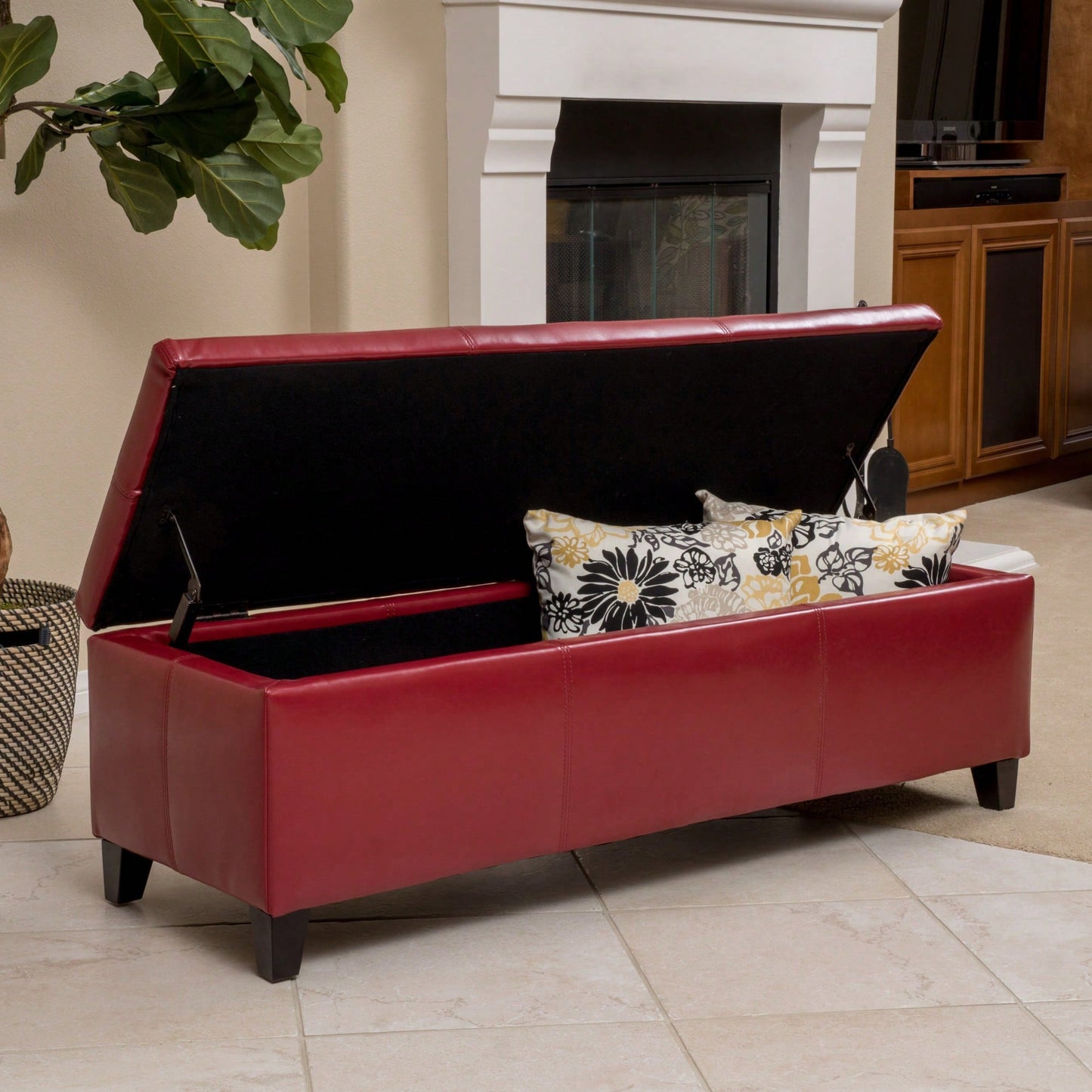 Versatile Storage Ottoman With Stylish Design And Ample Space For Home Organization