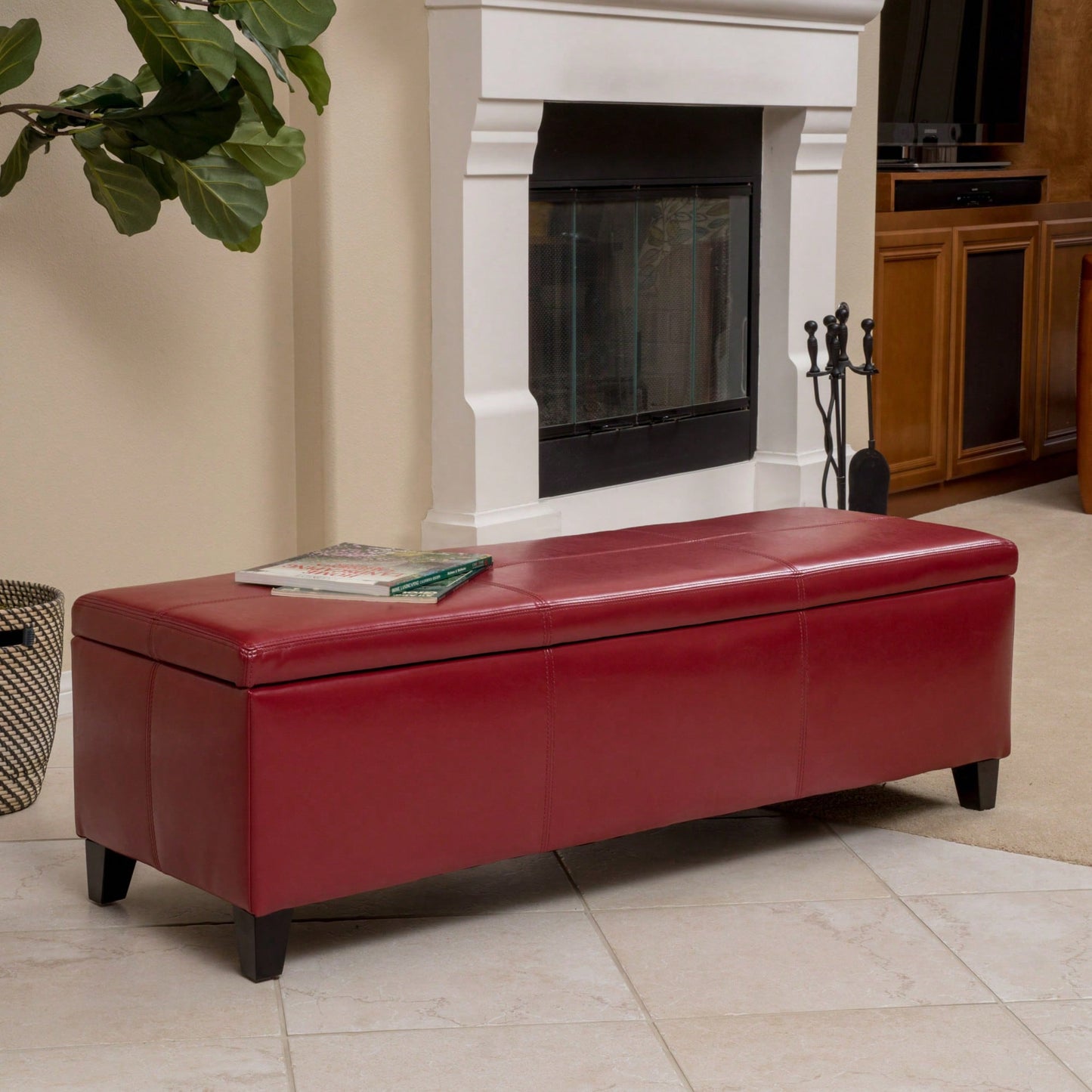 Versatile Storage Ottoman With Stylish Design And Ample Space For Home Organization