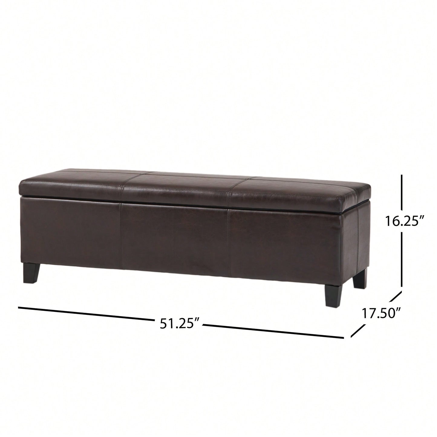 Versatile Storage Ottoman With Stylish Design And Ample Space For Home Organization