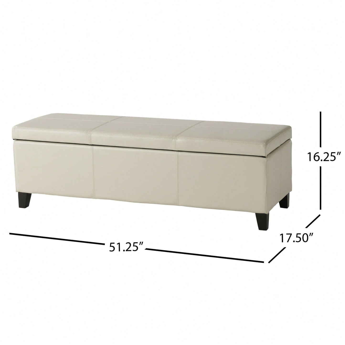 Versatile Storage Ottoman With Stylish Design And Ample Space For Home Organization