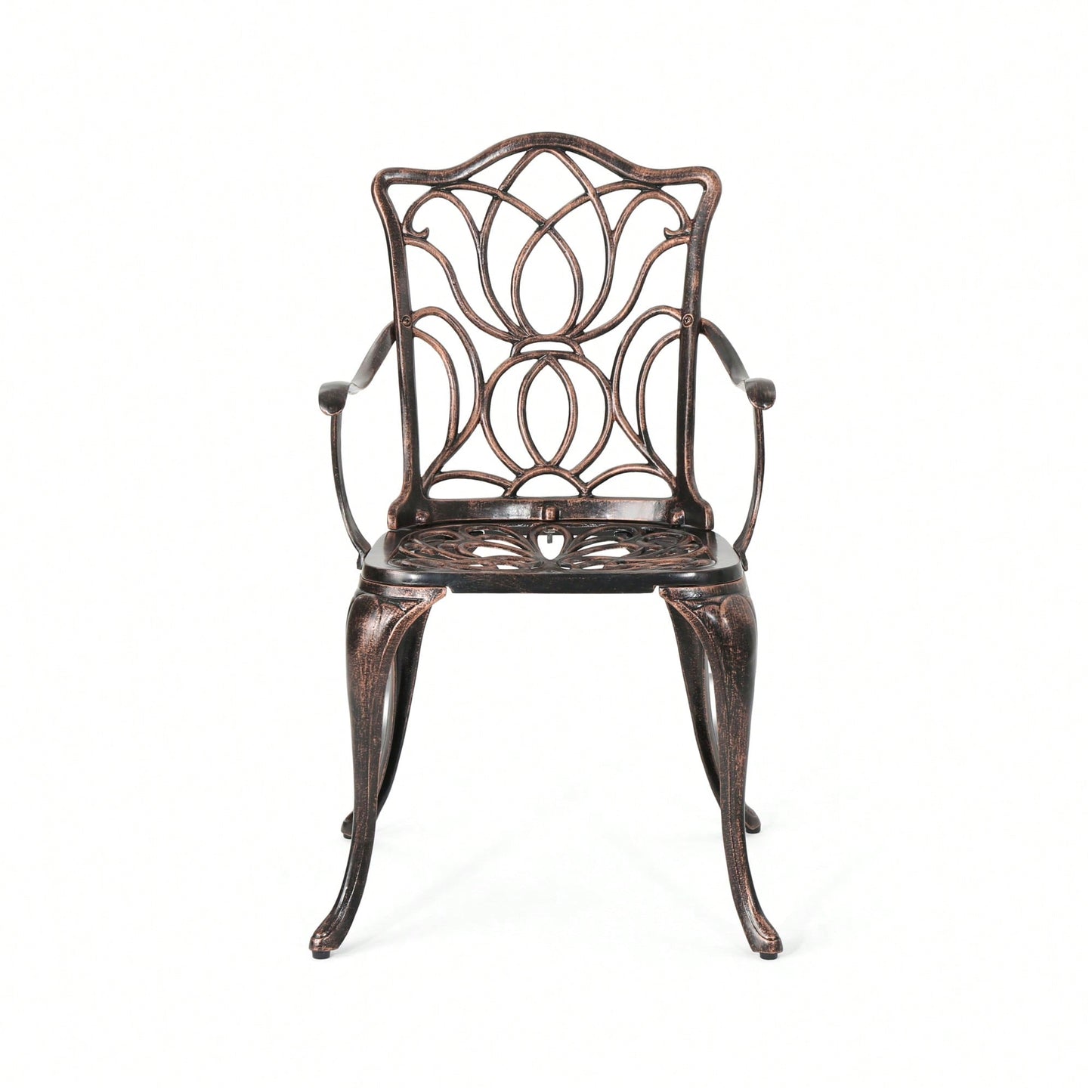Set Of 2 Black Copper Dining Chairs For Modern Home Decor