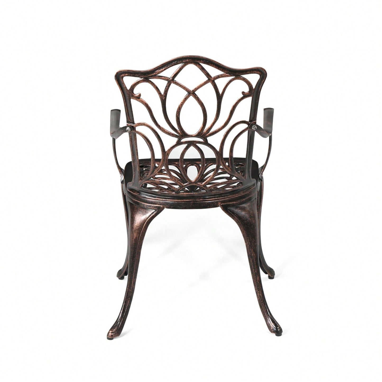 Set Of 2 Black Copper Dining Chairs For Modern Home Decor