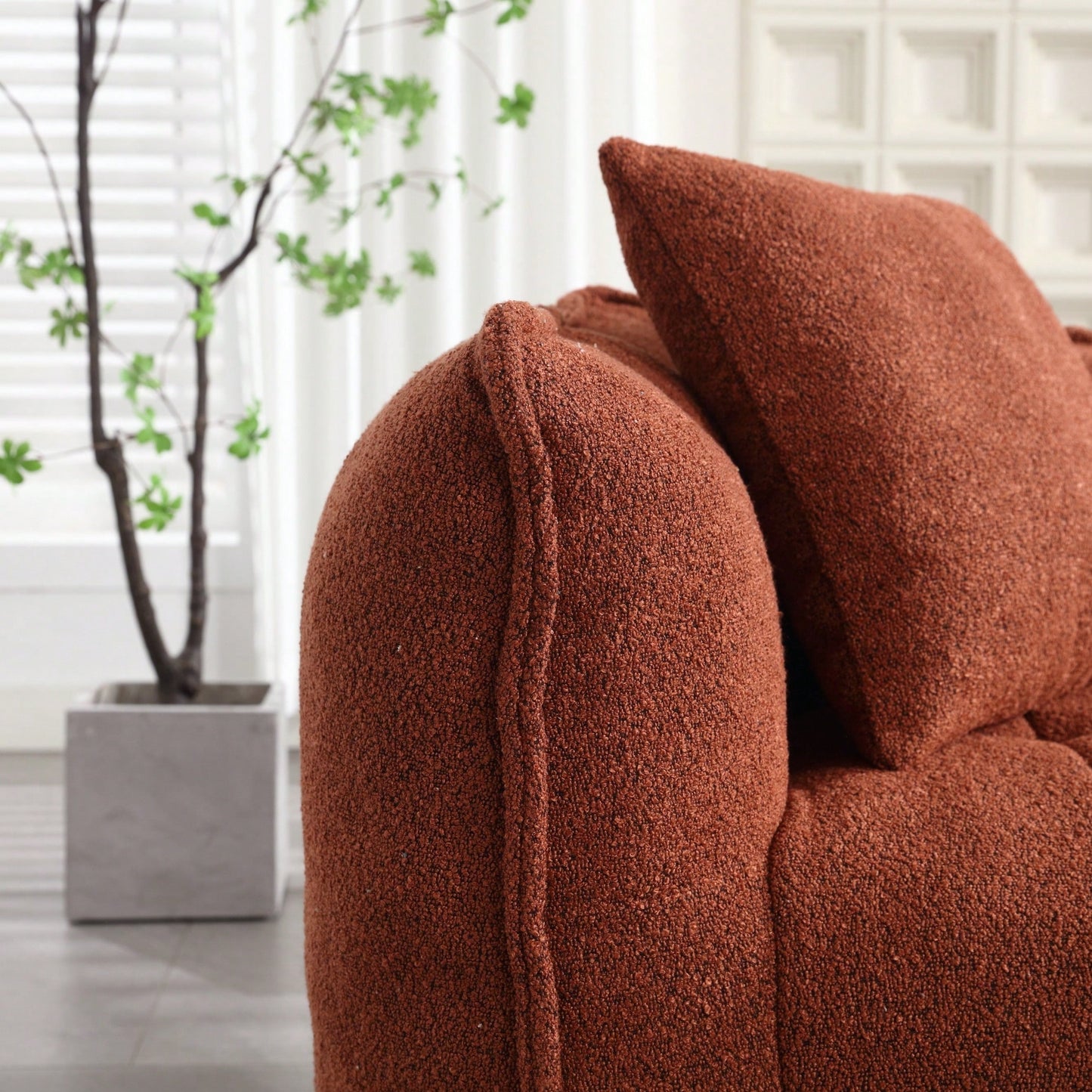 Cozy Soft Beanbag Chair With High Resilience Foam Core For Two - Perfect For Gaming, Reading, And TV Watching