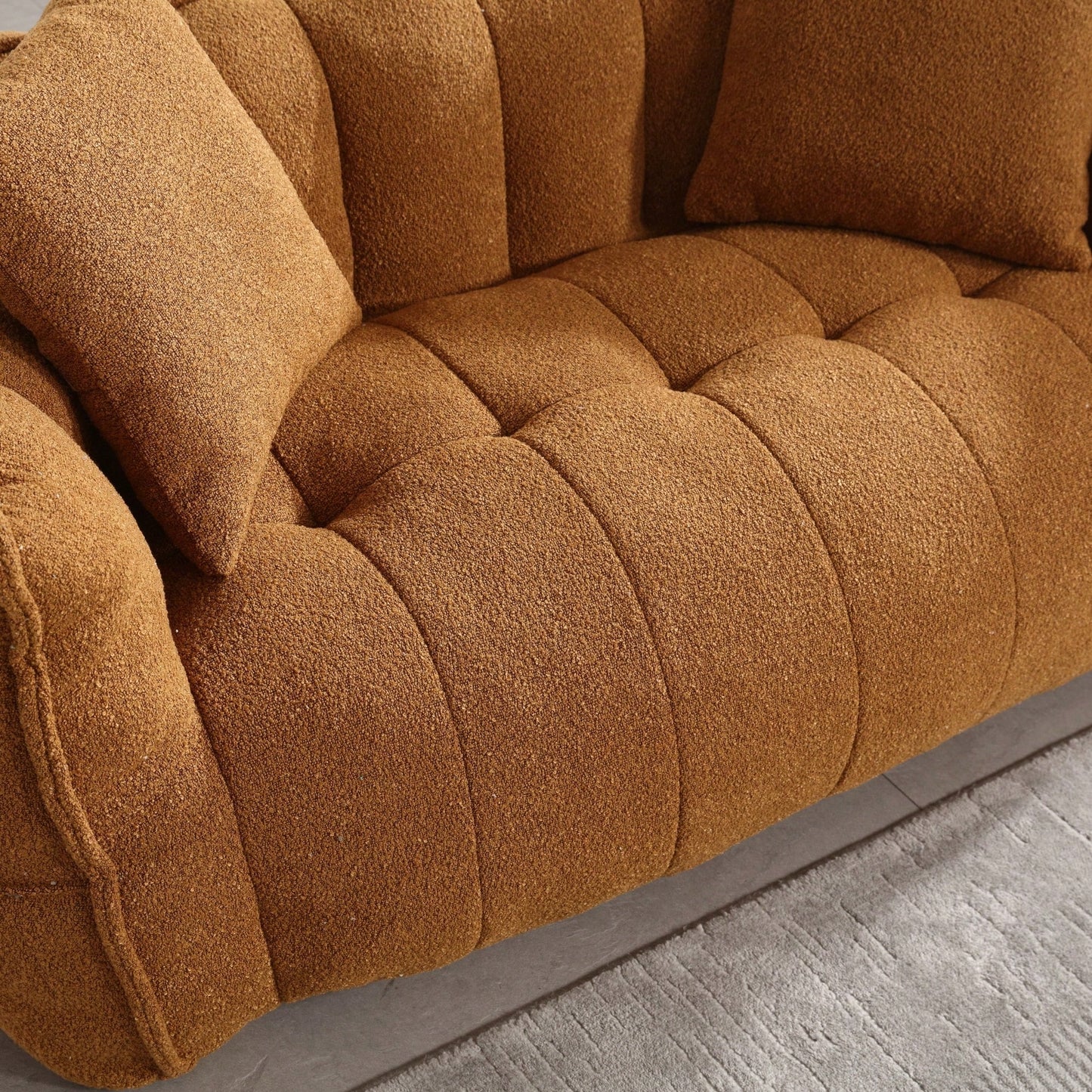 Cozy Soft Beanbag Chair With High Resilience Foam Core For Two - Perfect For Gaming, Reading, And TV Watching