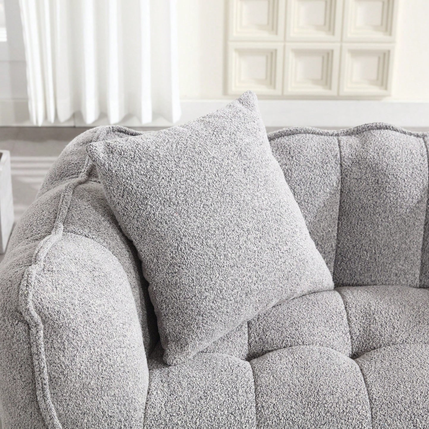Cozy Soft Beanbag Chair With High Resilience Foam Core For Two - Perfect For Gaming, Reading, And TV Watching