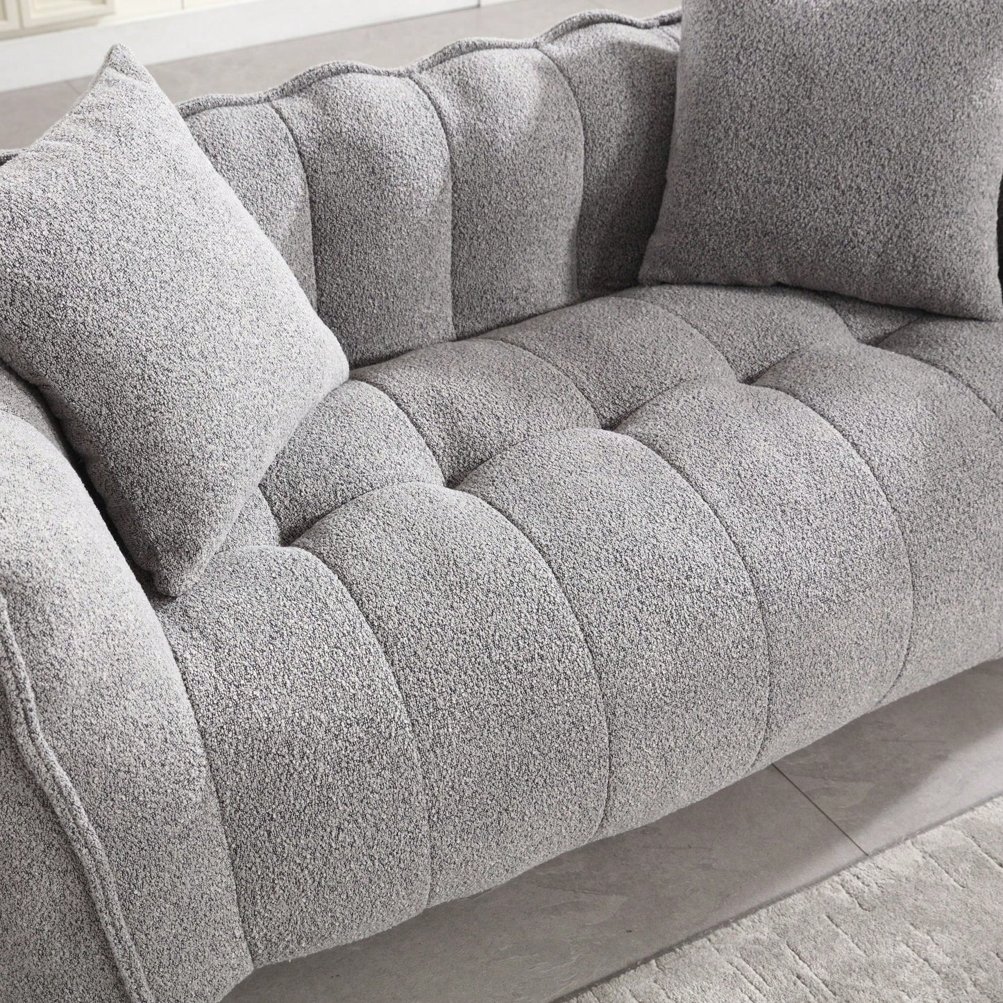 Cozy Soft Beanbag Chair With High Resilience Foam Core For Two - Perfect For Gaming, Reading, And TV Watching
