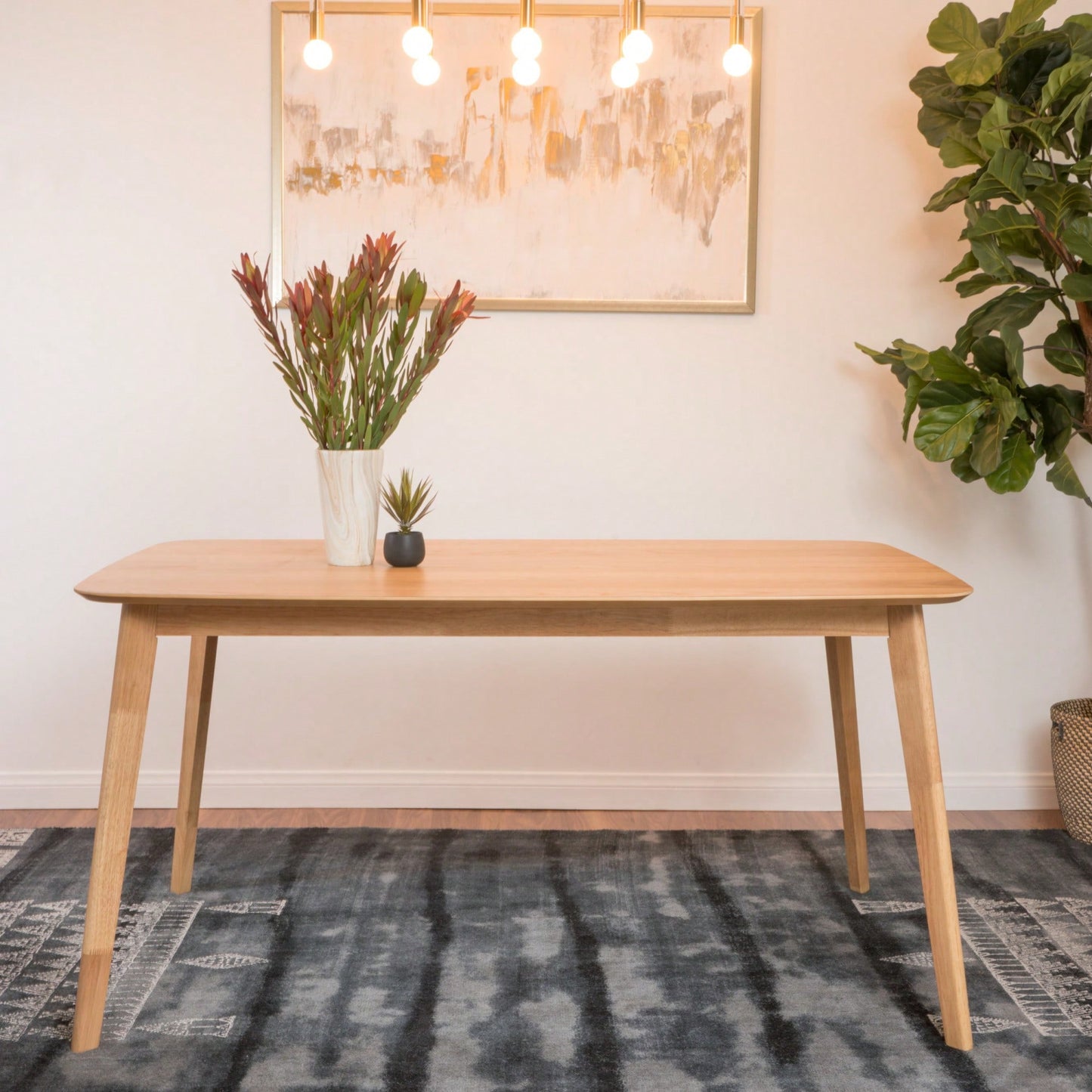 Elegant Modern Dining Table For Stylish Home Decor And Entertaining
