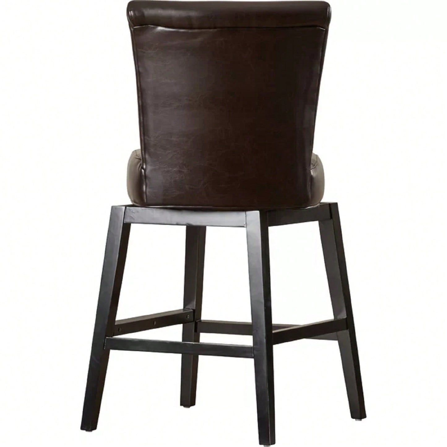 28-Inch Modern PU Leather Swivel Counter Stool With Adjustable Height And Stylish Design