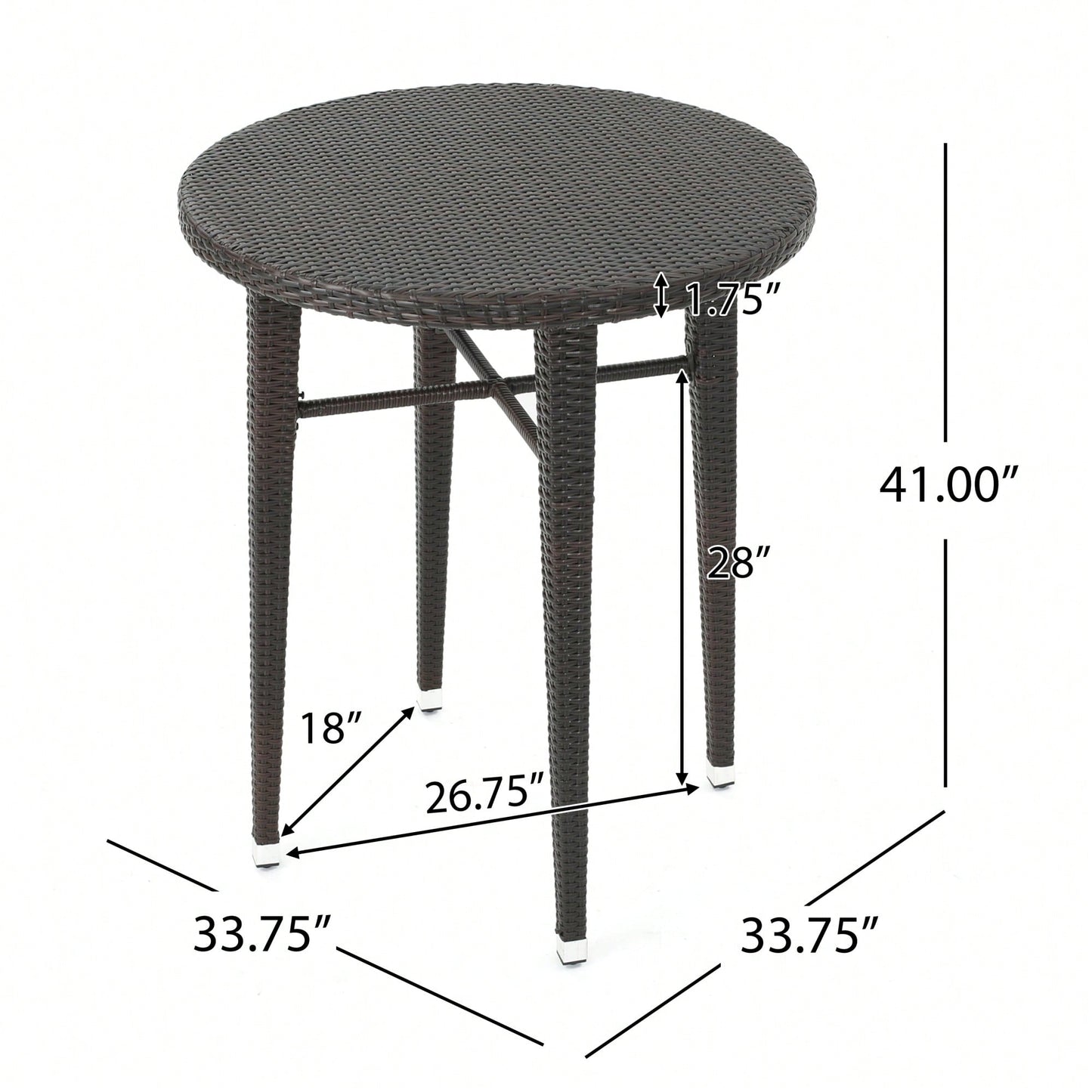 Elegant Round Rattan Bar Table For Stylish Indoor And Outdoor Spaces