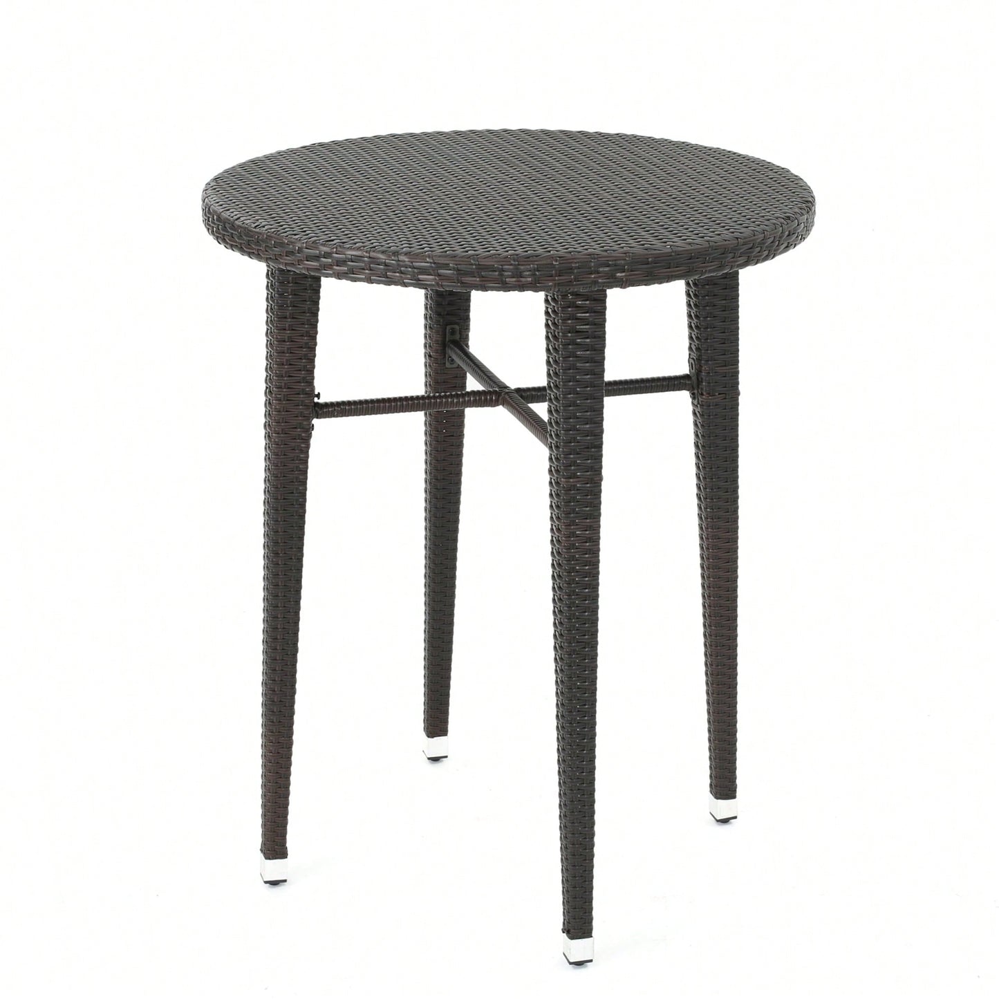 Elegant Round Rattan Bar Table For Stylish Indoor And Outdoor Spaces