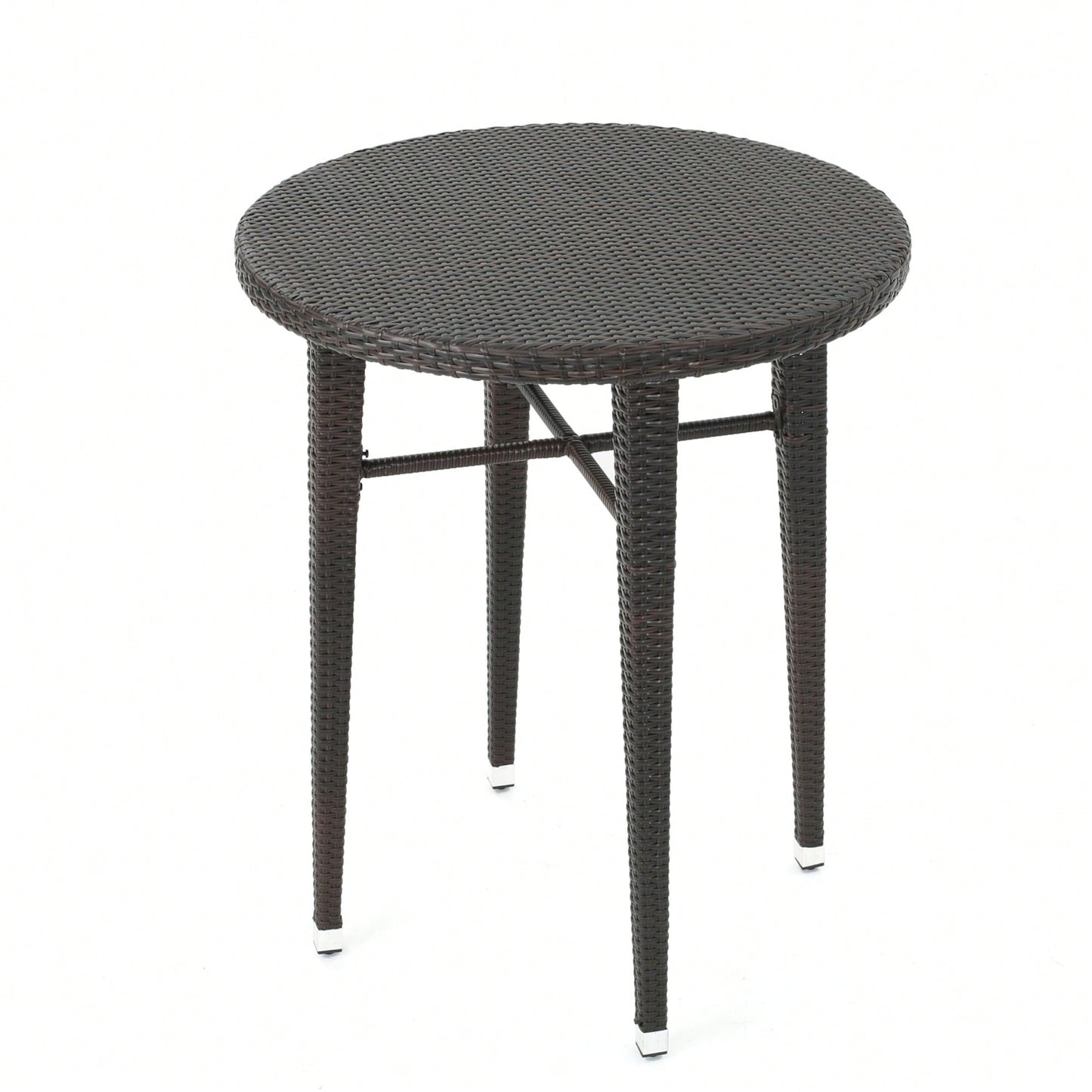 Elegant Round Rattan Bar Table For Stylish Indoor And Outdoor Spaces