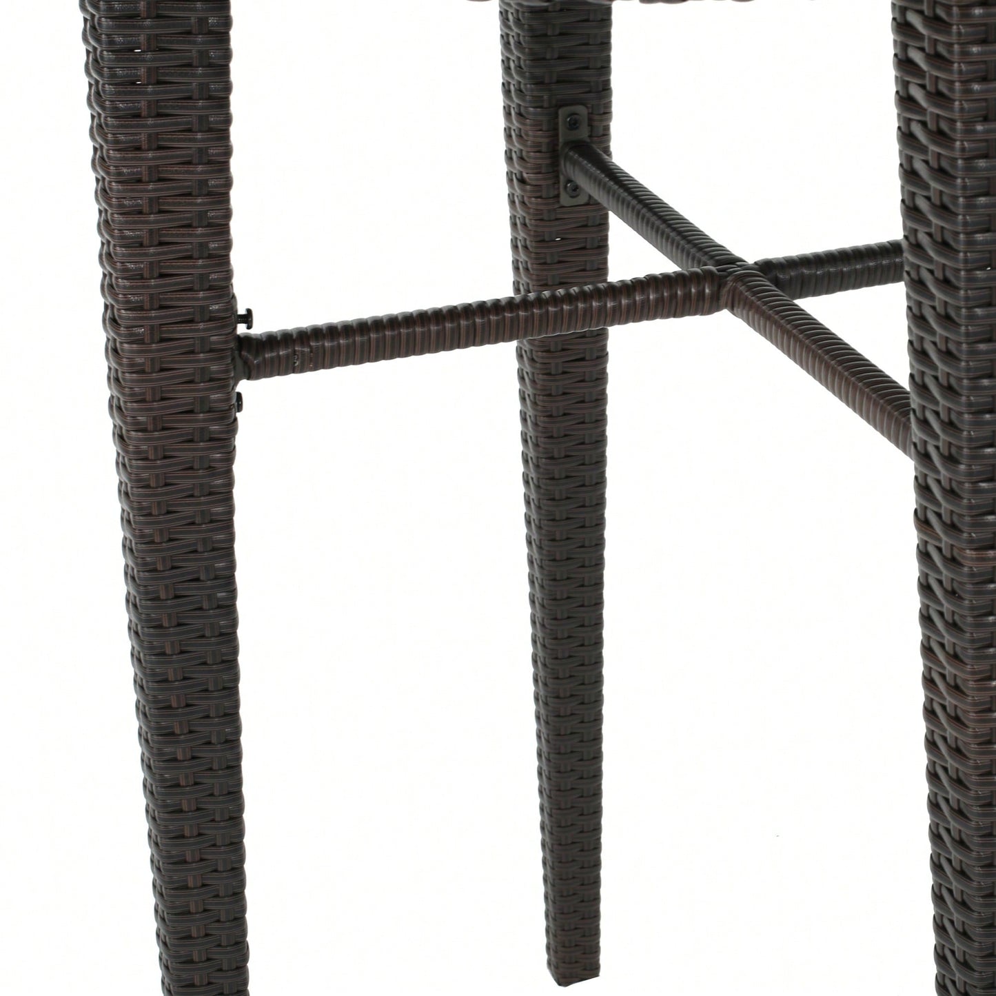 Elegant Round Rattan Bar Table For Stylish Indoor And Outdoor Spaces