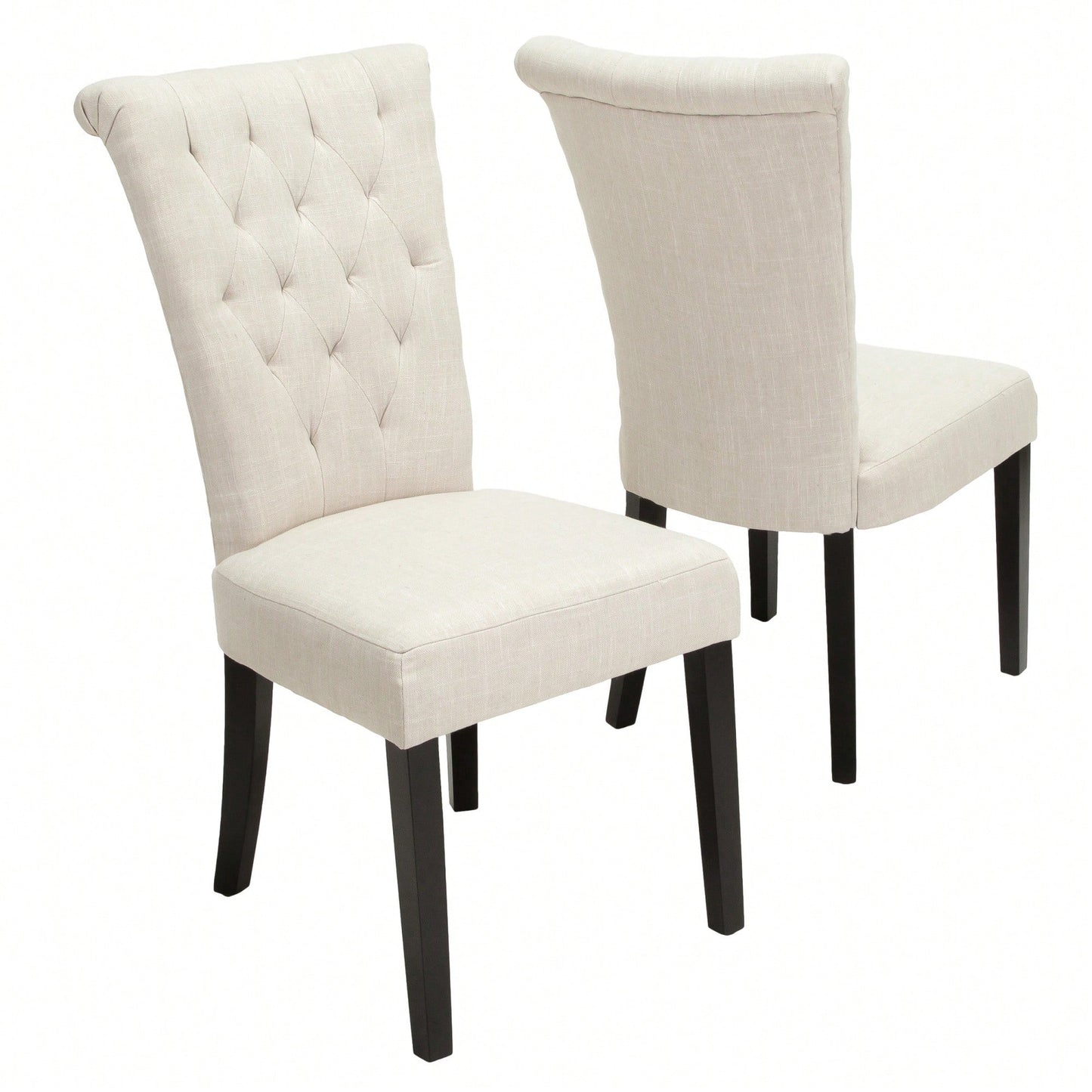 Set Of 2, Elegant Modern Dining Chair With Comfortable Upholstery And Stylish Design