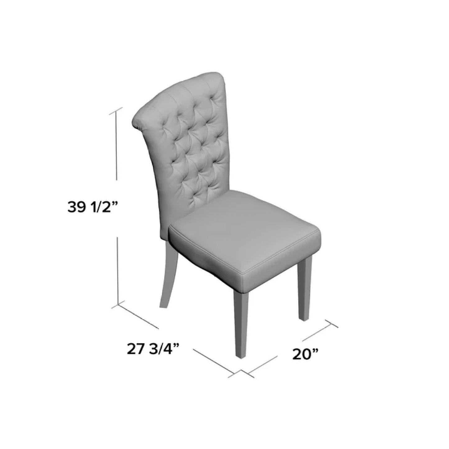 Set Of 2, Elegant Modern Dining Chair With Comfortable Upholstery And Stylish Design