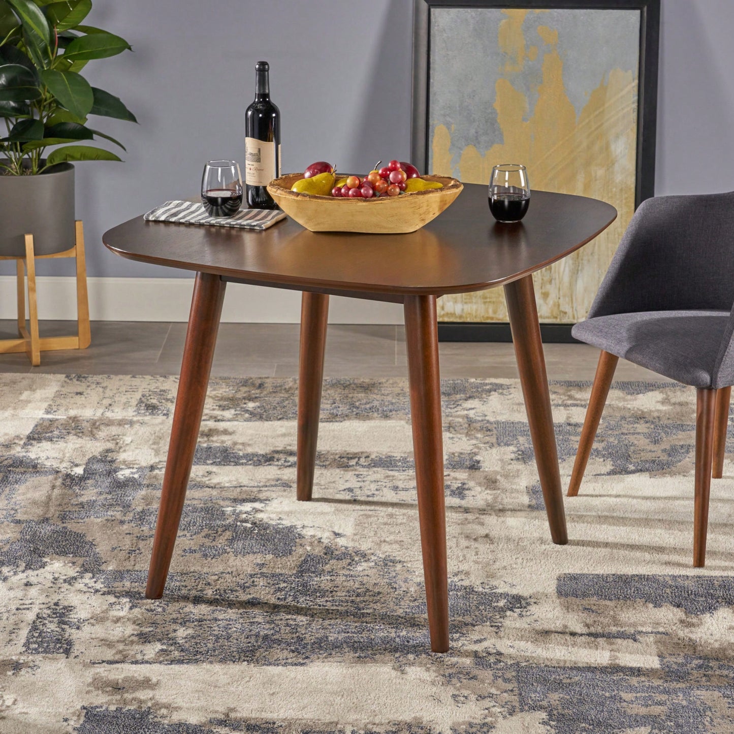 Stylish Square Dining Table For Modern Homes With Elegant Design And Durable Finish