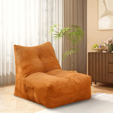 Cozy Inflatable Bean Bag Chair With High-Density Memory Foam For Living Rooms, Bedrooms, And Workspaces