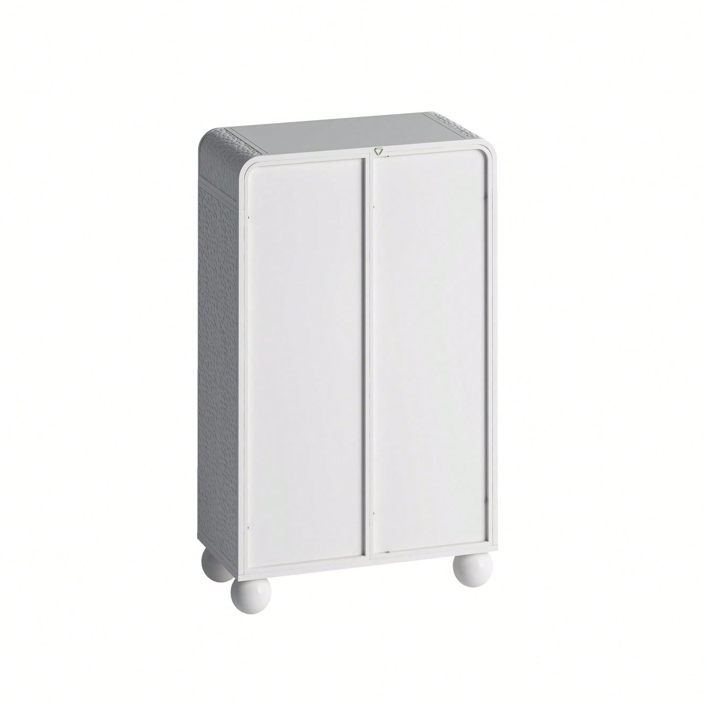 45.28 Inch Tall Freestanding Storage Cabinet With Glass Door And Shelves For Bathroom Living Room Kitchen Home Office Green