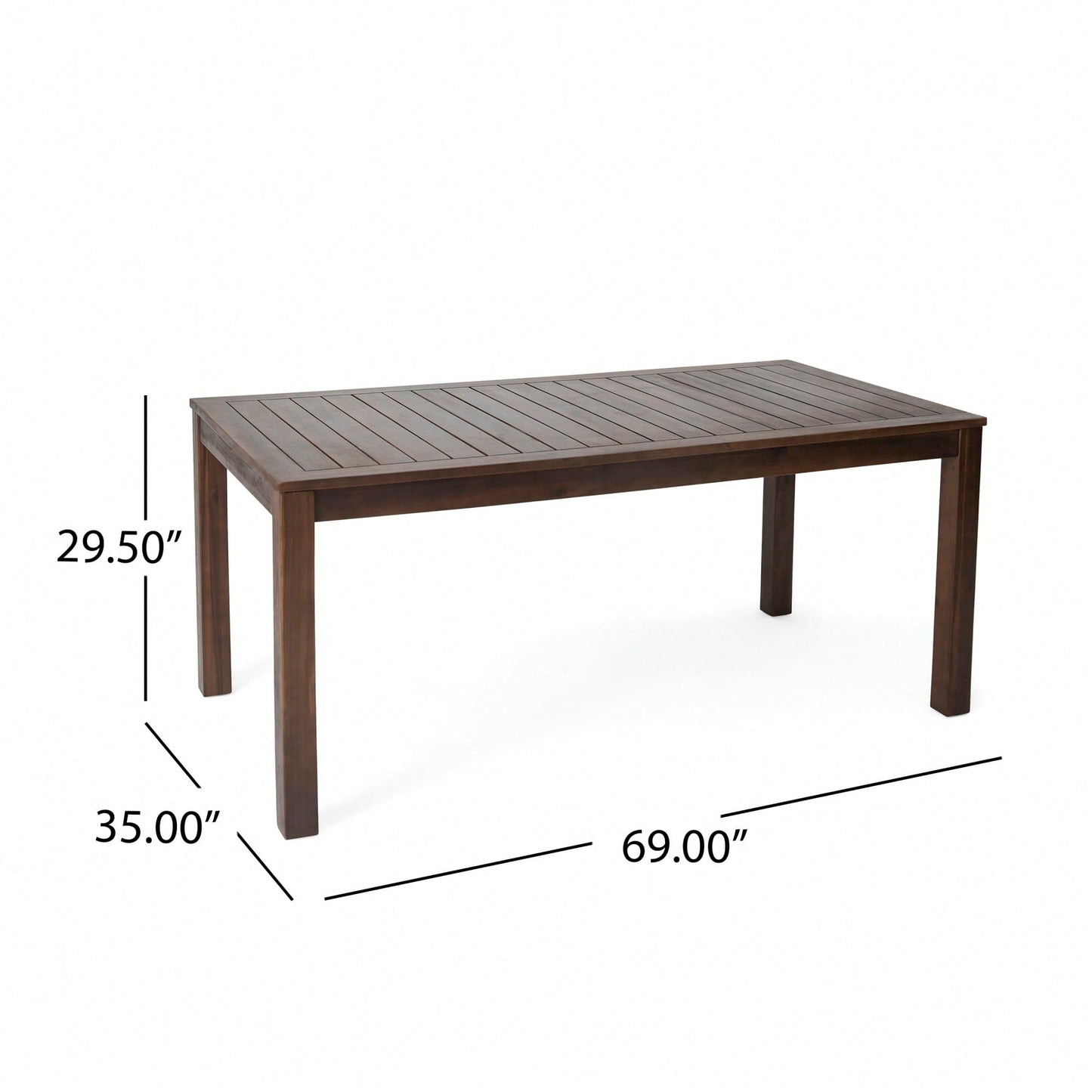 Elegant 69 Inch Dining Table For Modern Home Decor And Entertaining