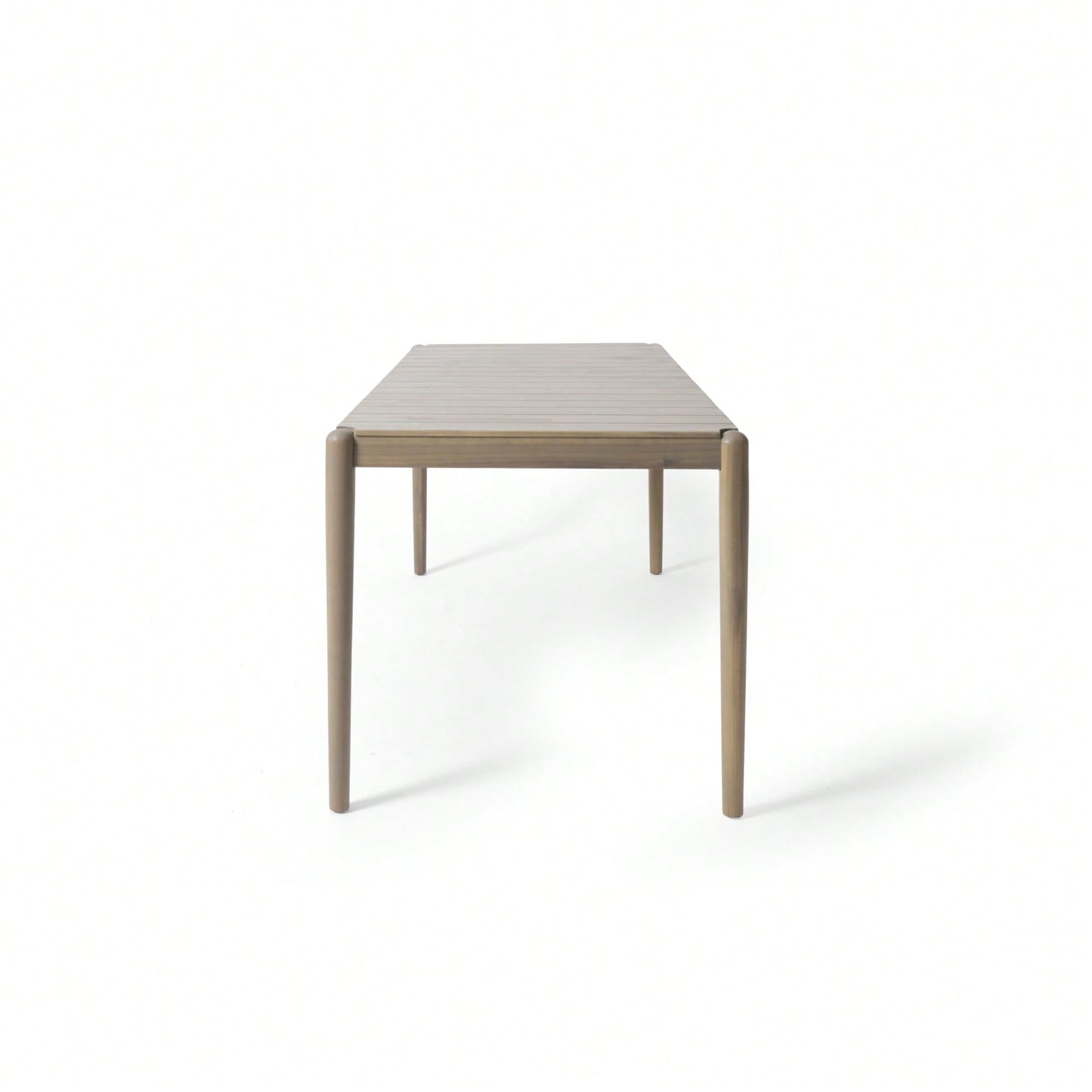Light Ash Dining Table 68.25 Inch Wide Modern Design Perfect For Dining Room Or Kitchen