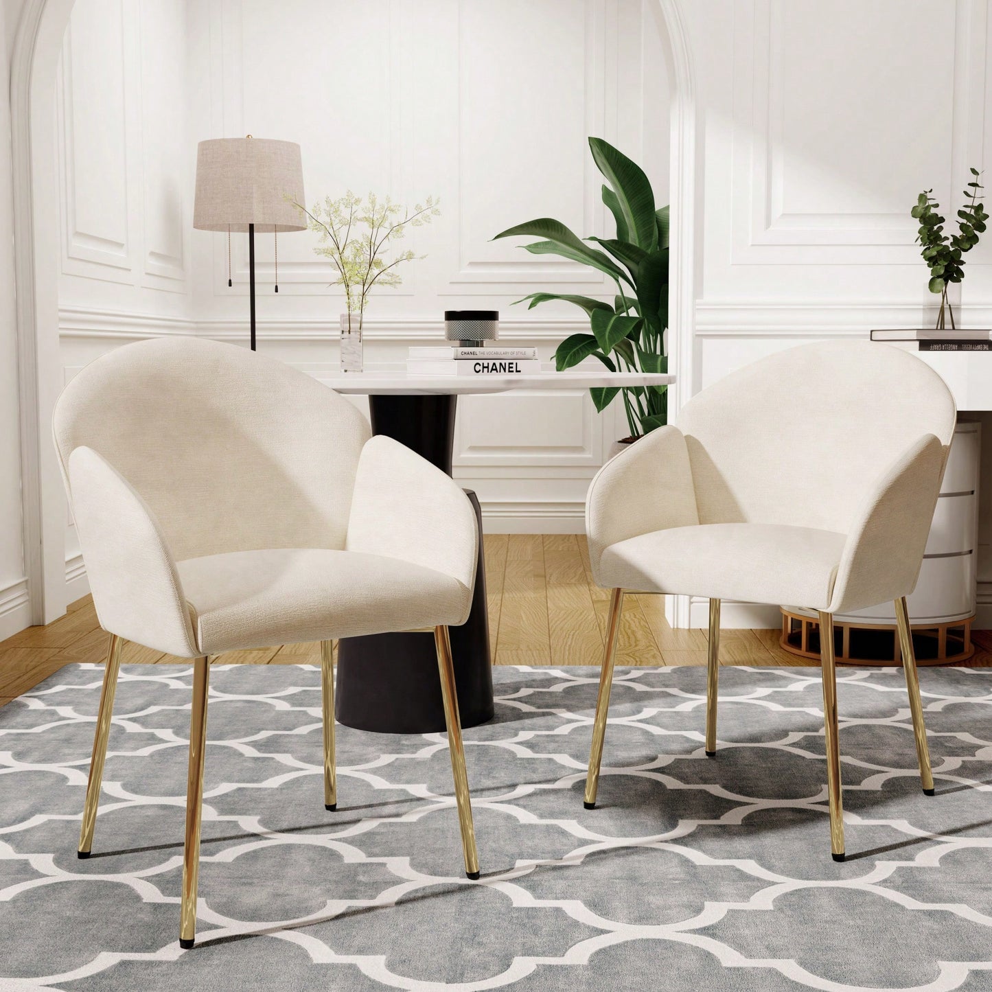 Set Of 2 Stylish And Comfortable Dining Chairs For Modern Home Decor
