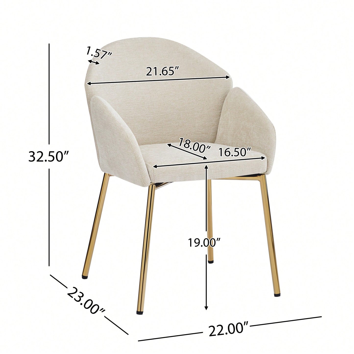 Set Of 2 Stylish And Comfortable Dining Chairs For Modern Home Decor
