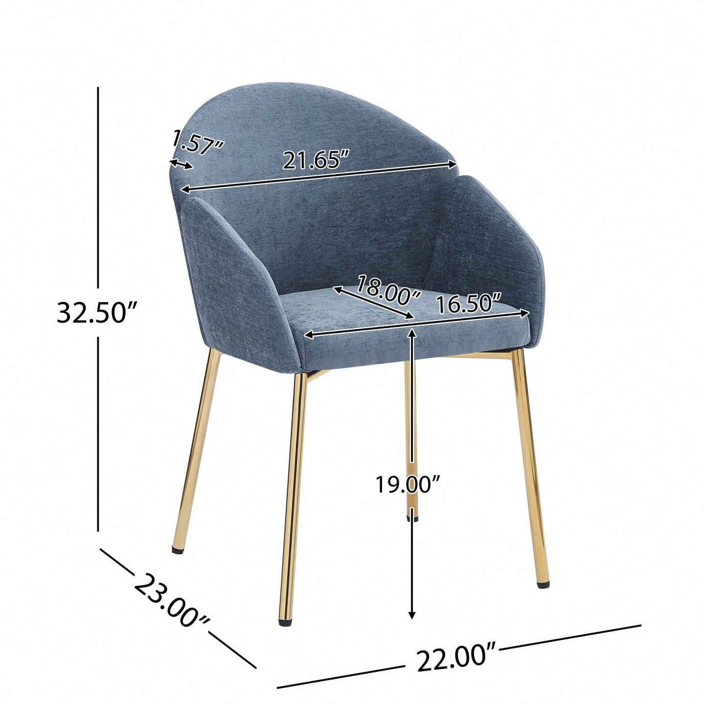 Set Of 2 Stylish And Comfortable Dining Chairs For Modern Home Decor