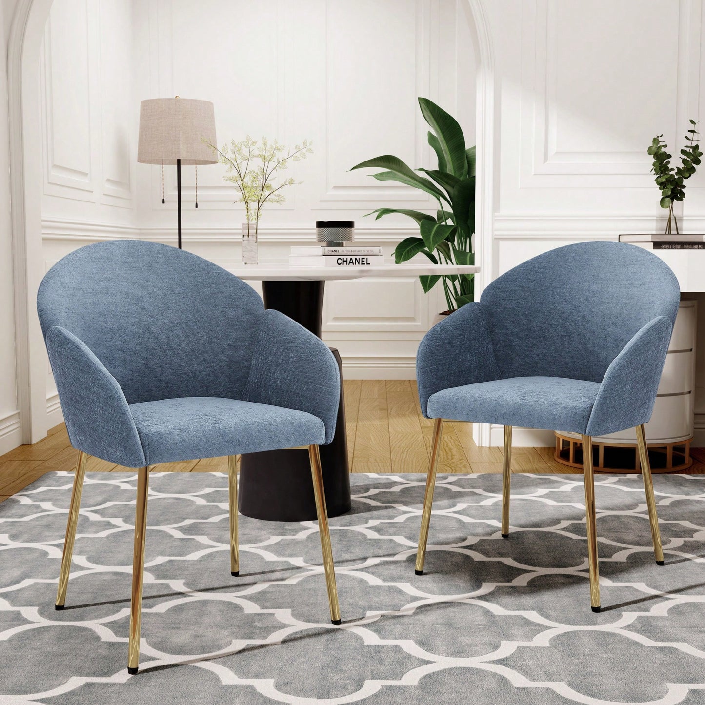 Set Of 2 Stylish And Comfortable Dining Chairs For Modern Home Decor