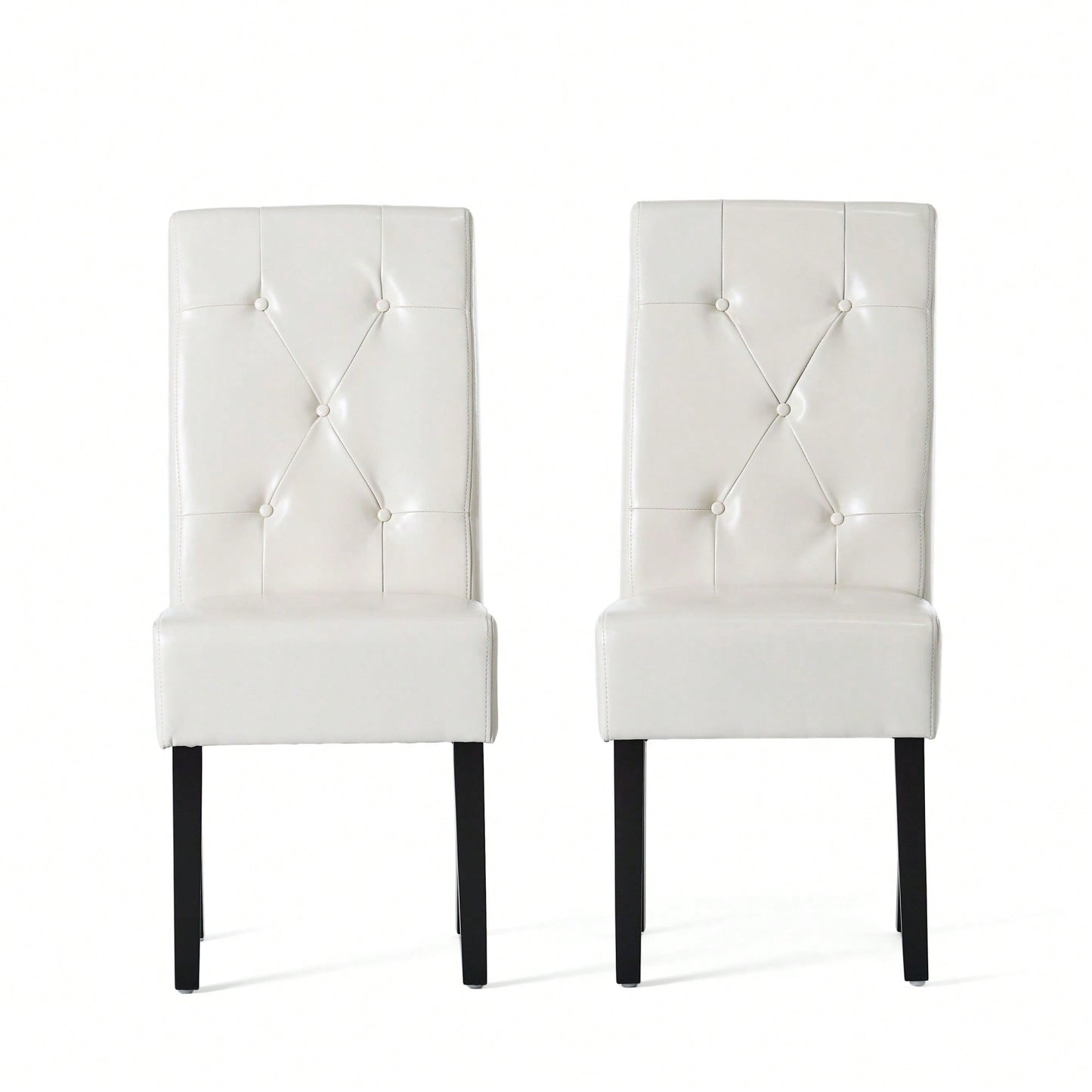 Set Of 2 Elegant Modern Dining Chair With Comfortable Upholstery And Stylish Design