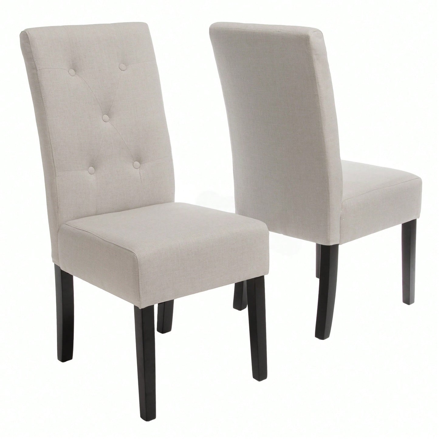 Set Of 2 Elegant Modern Dining Chair With Comfortable Upholstery And Stylish Design