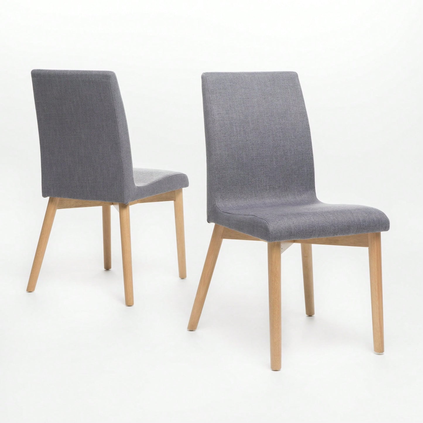 Set Of 2 Stylish Modern Dining Chairs For Kitchen And Dining Room Decor