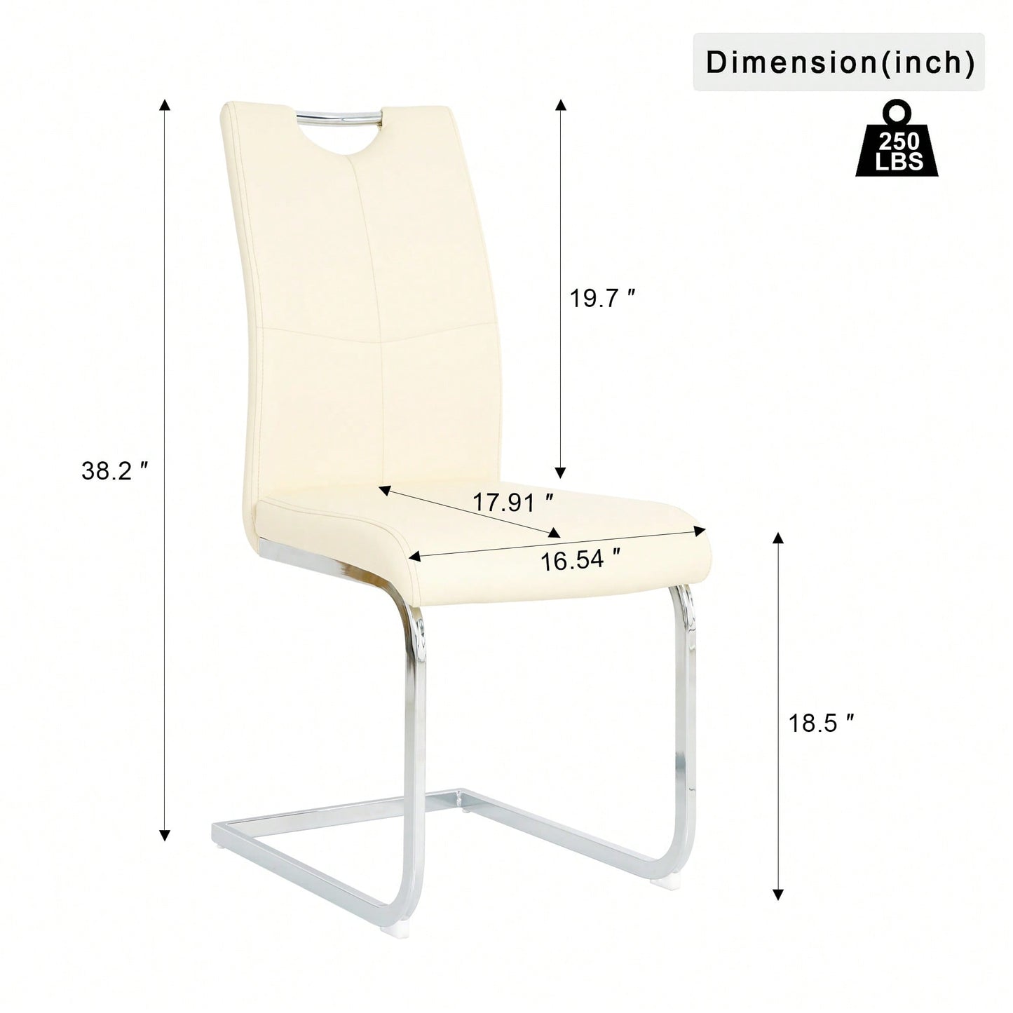 Set Of 4 Modern Light Yellow Upholstered Dining Chairs With Electroplated Metal Legs For Kitchen Living Room Bedroom