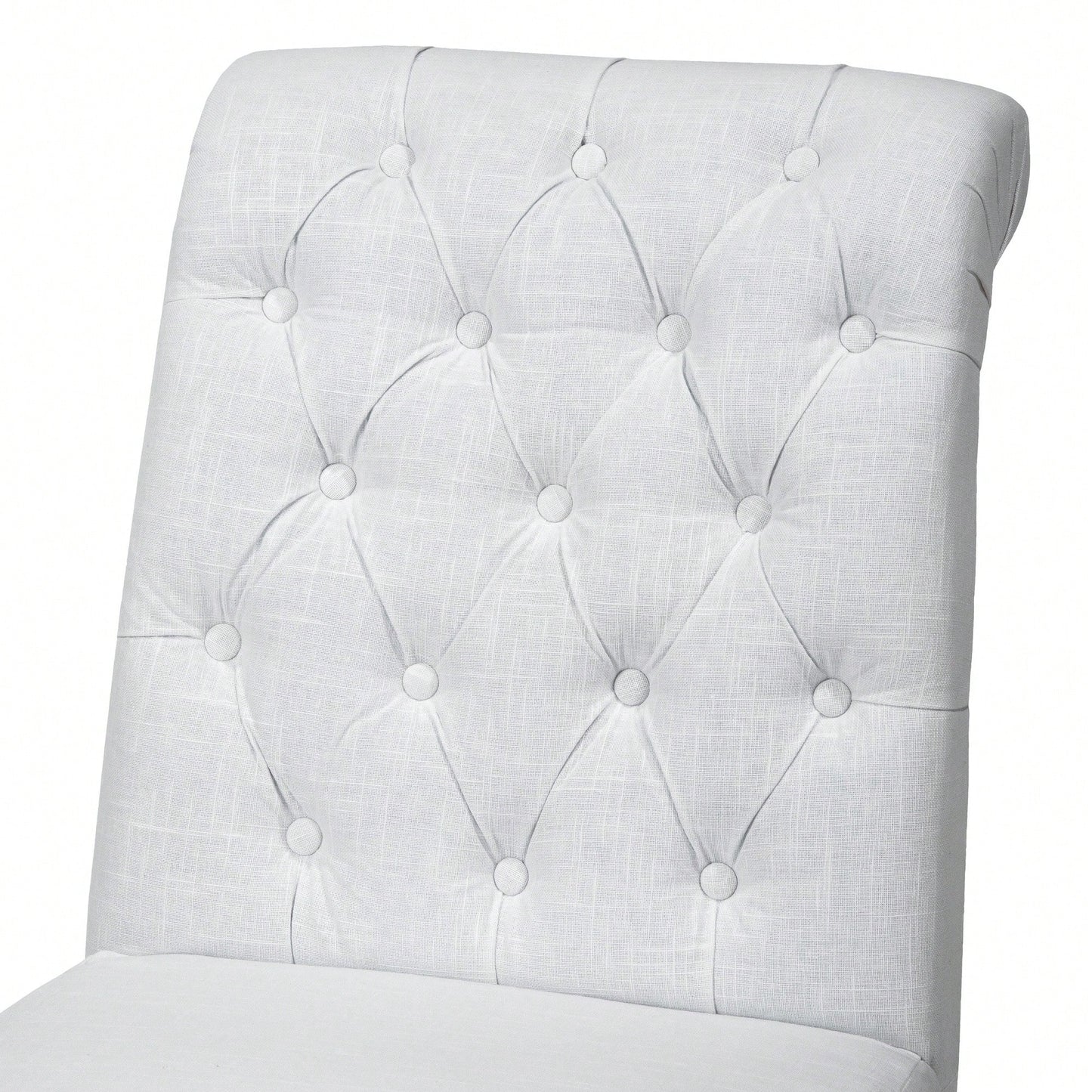 Elegant Tufted Dining Rolltop Set Of 2 Pieces For Modern Interiors