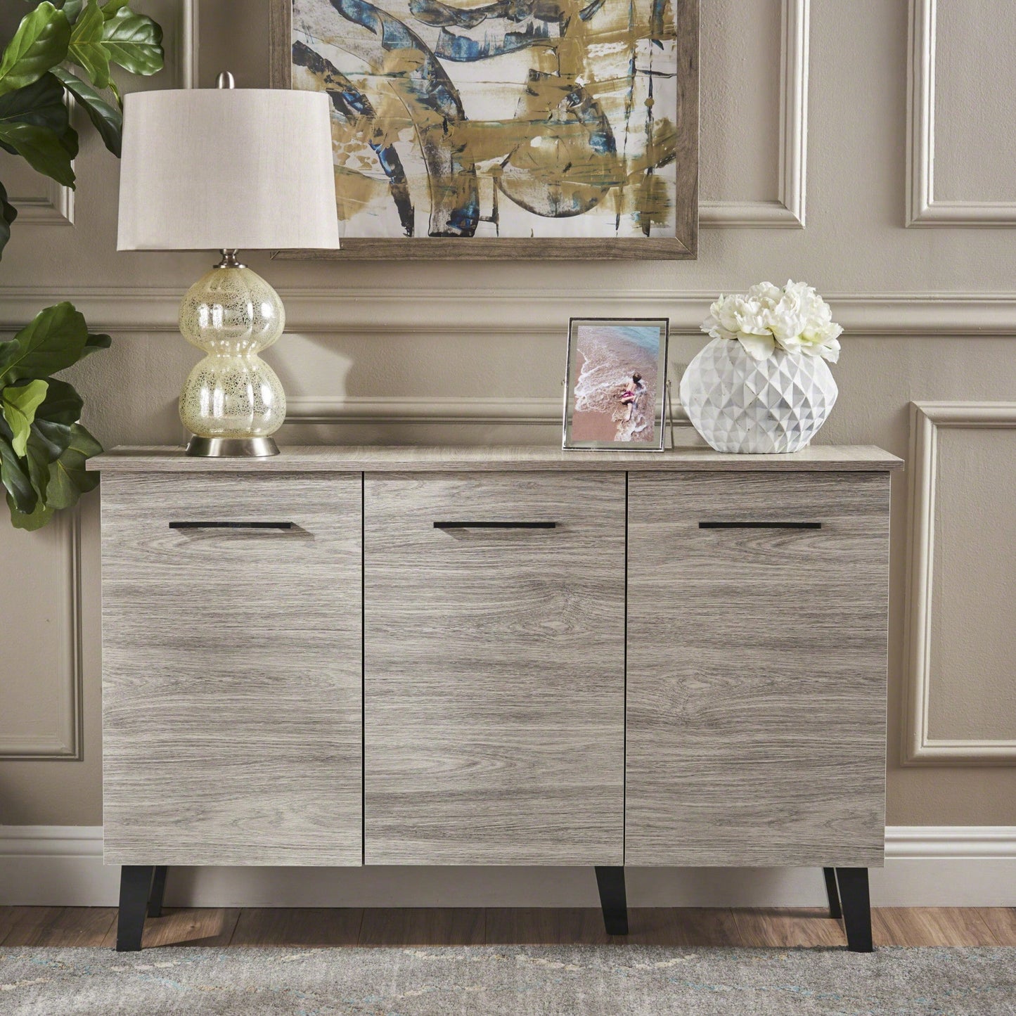 Versatile Multi-Function Cabinet For Storage And Organization In Home Or Office