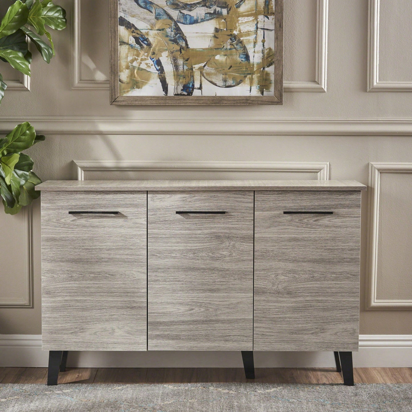 Versatile Multi-Function Cabinet For Storage And Organization In Home Or Office