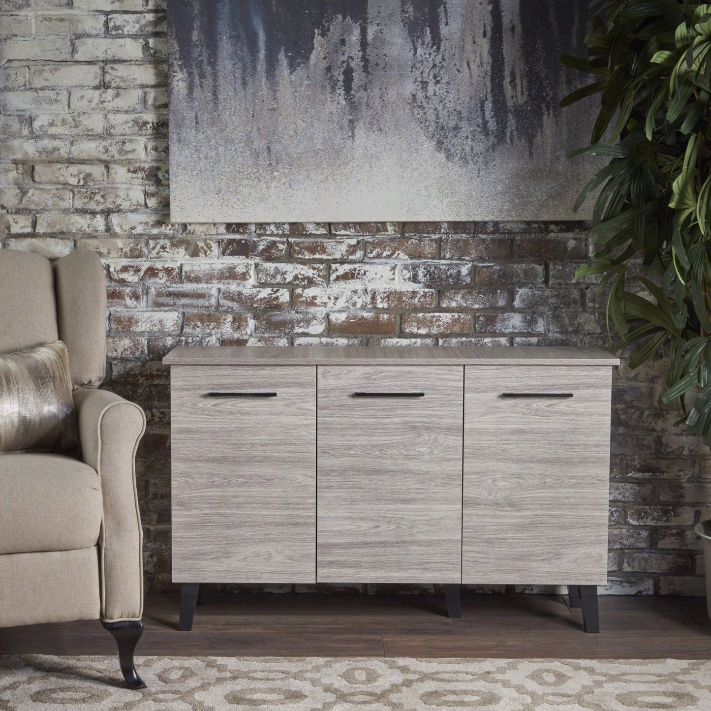 Versatile Multi-Function Cabinet For Storage And Organization In Home Or Office