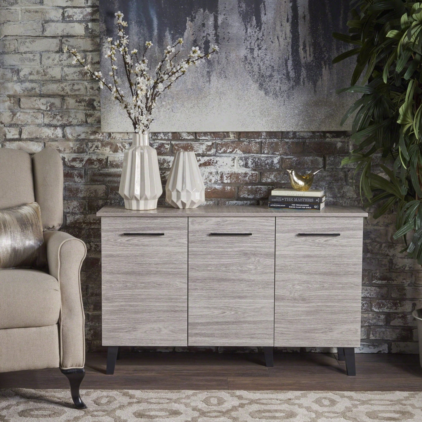 Versatile Multi-Function Cabinet For Storage And Organization In Home Or Office