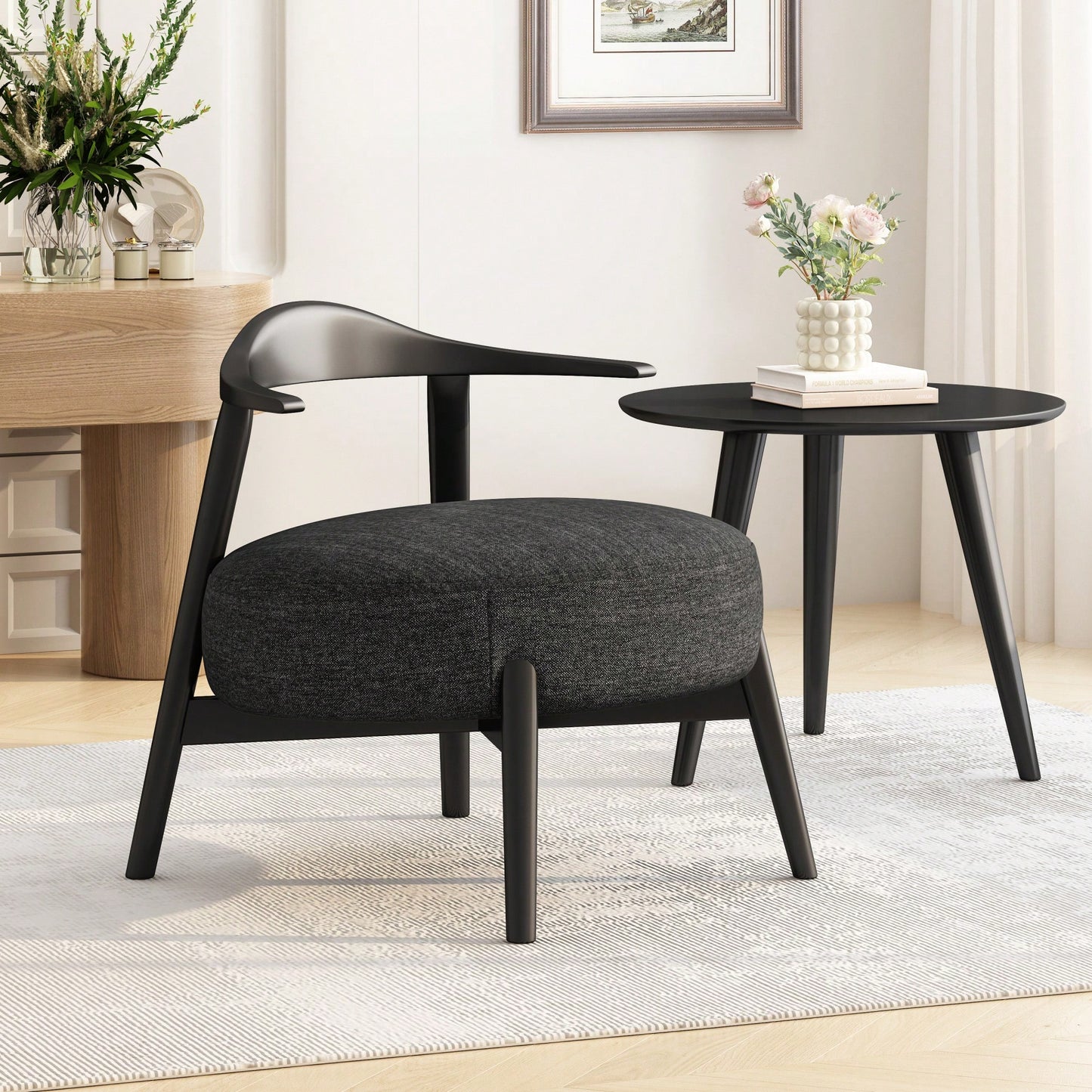Stylish Modern Accent Chair For Living Room Or Office Seating Decor
