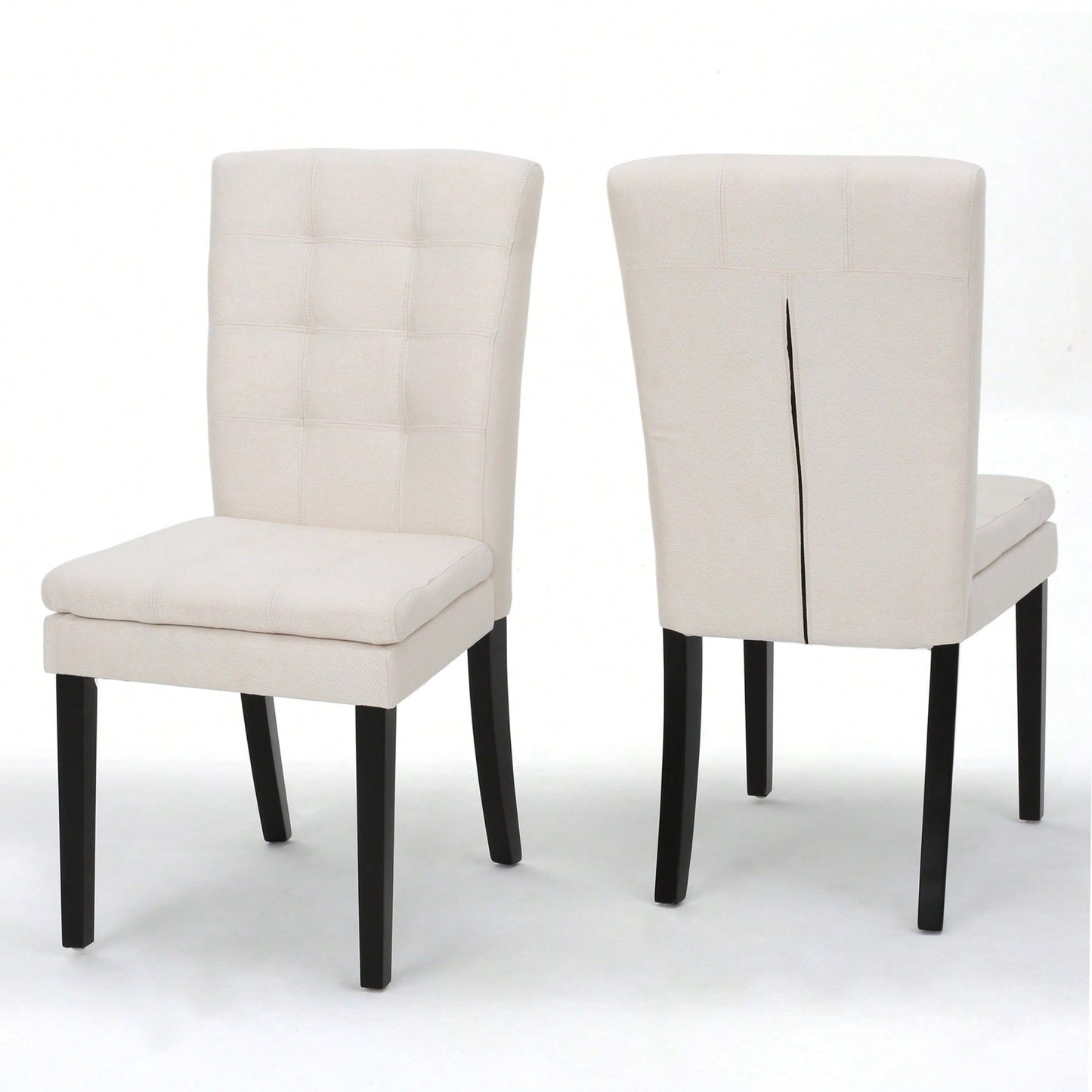 Set Of 2 Elegant Modern Dining Chair With Comfortable Upholstery And Stylish Design